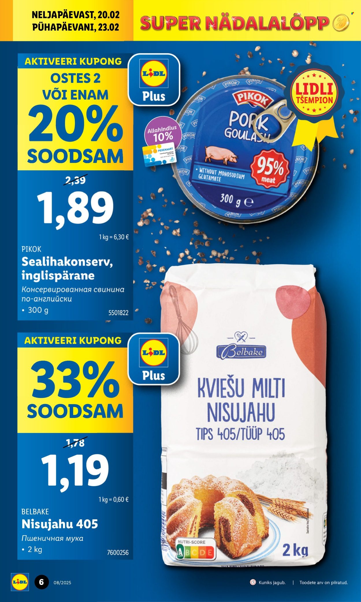 lidl - Lidl kliendileht - Nädalalõpu pakkumised (20.02 - 23.02.2025) - page: 6