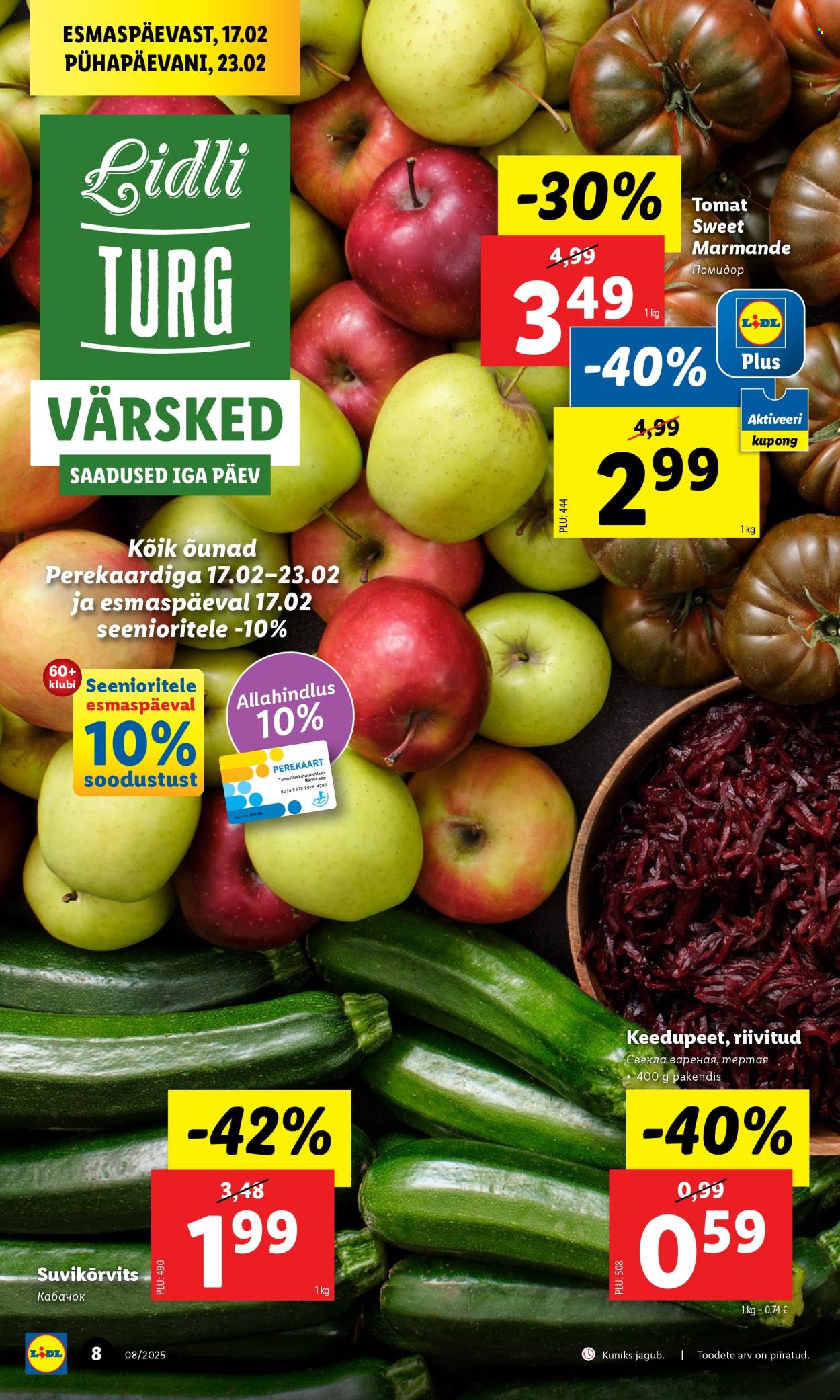 lidl - Lidl kliendileht - Nädalalõpu pakkumised (20.02 - 23.02.2025) - page: 8