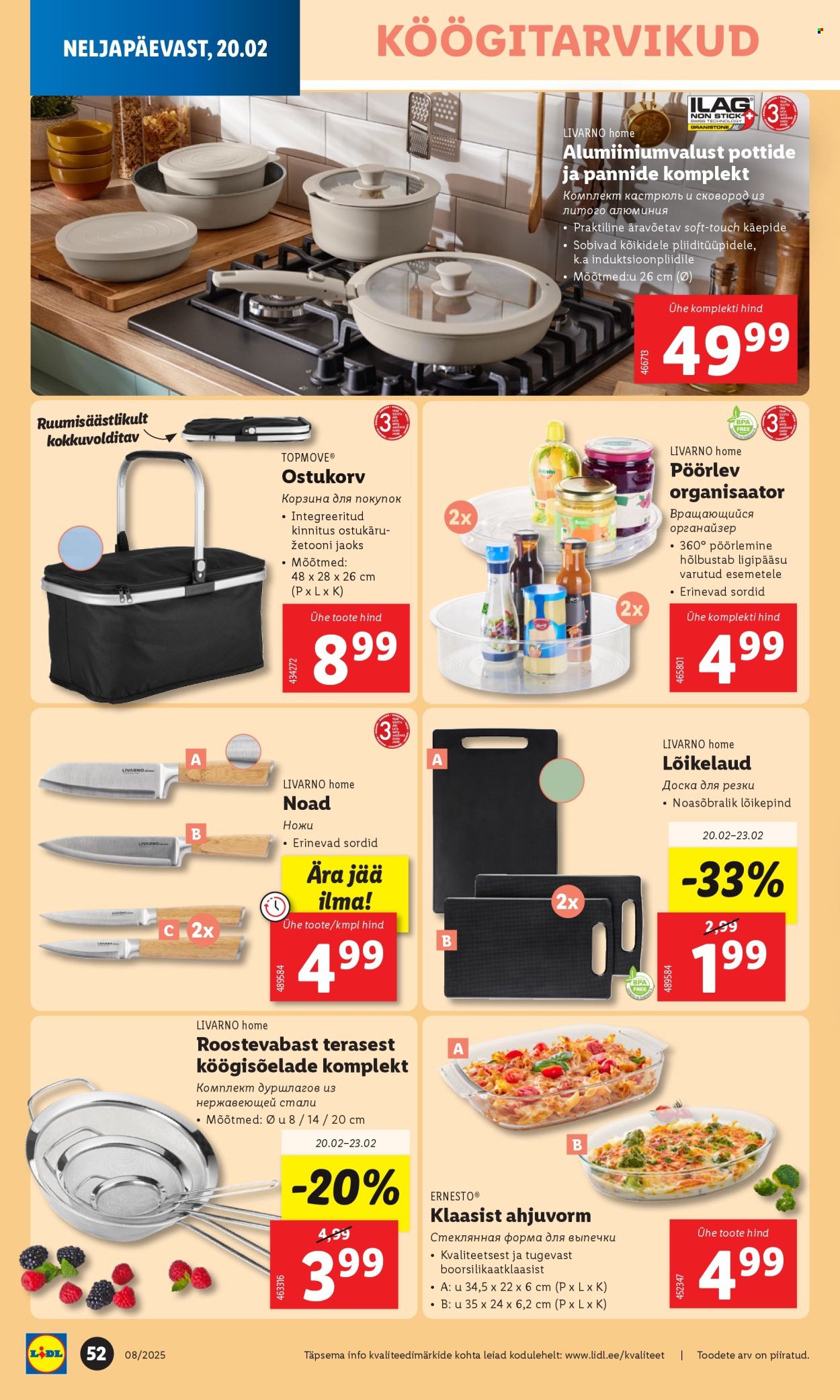 lidl - Lidl kliendileht - Nädalalõpu pakkumised (20.02 - 23.02.2025) - page: 52