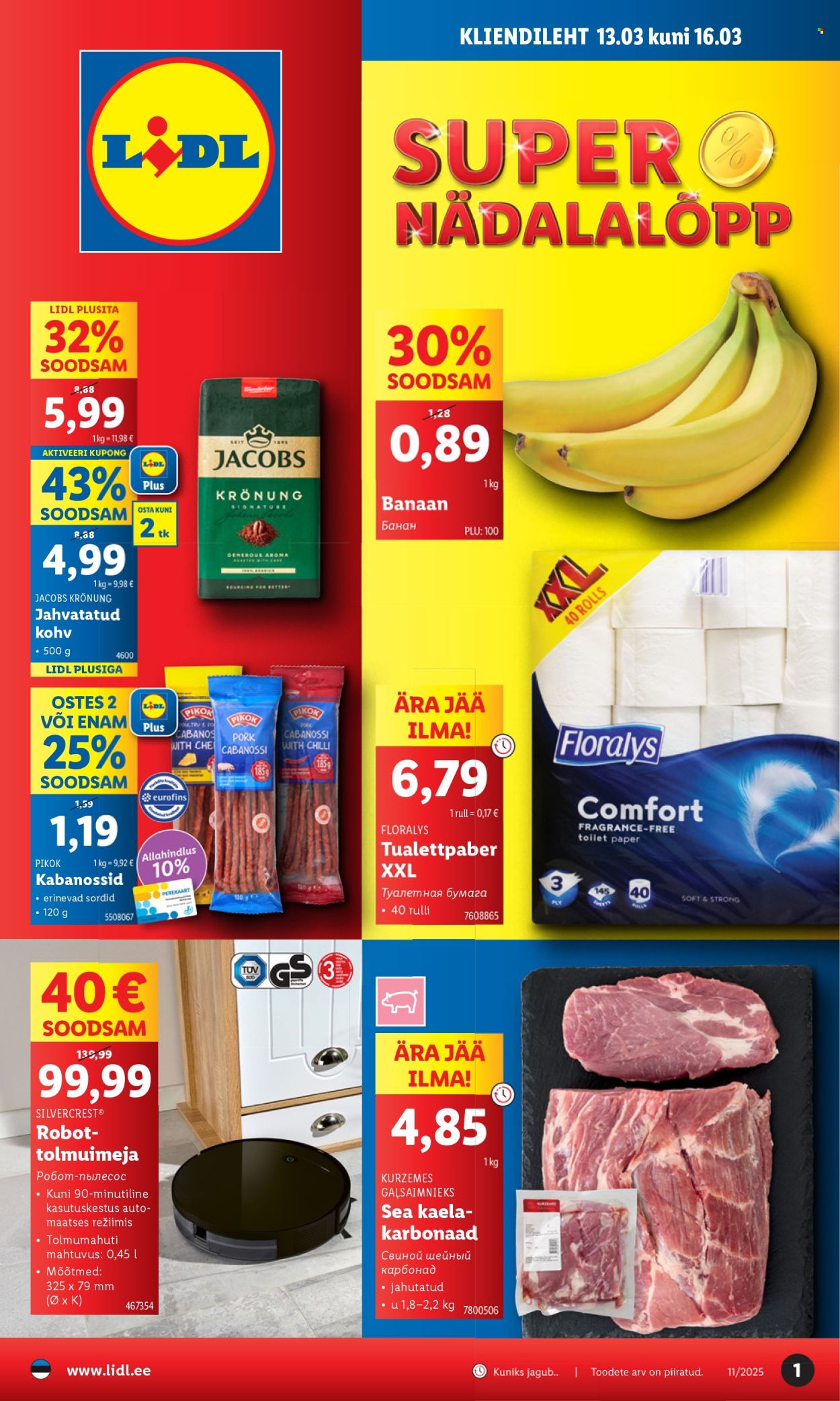 lidl - Lidl kliendileht - Nädalalõpu pakkumised (13.03 - 16.03.2025)