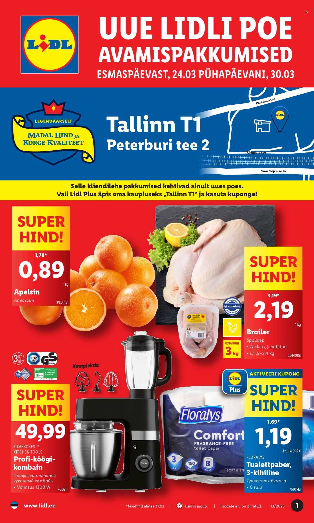 lidl - Lidl kliendileht - Tallin T1 (24.03 - 30.03.2025)