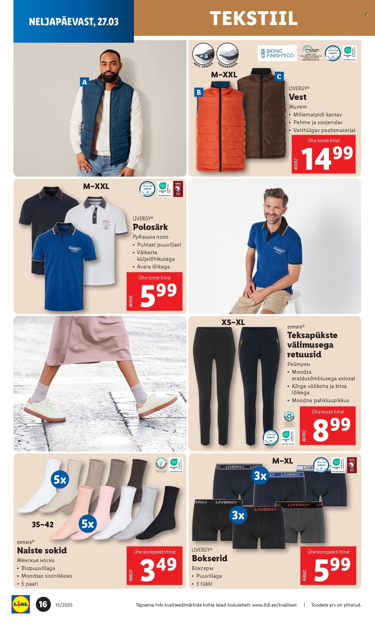 lidl - Lidl kliendileht - Tööstuskaupade pakkumised (24.03 - 30.03.2025) - page: 16