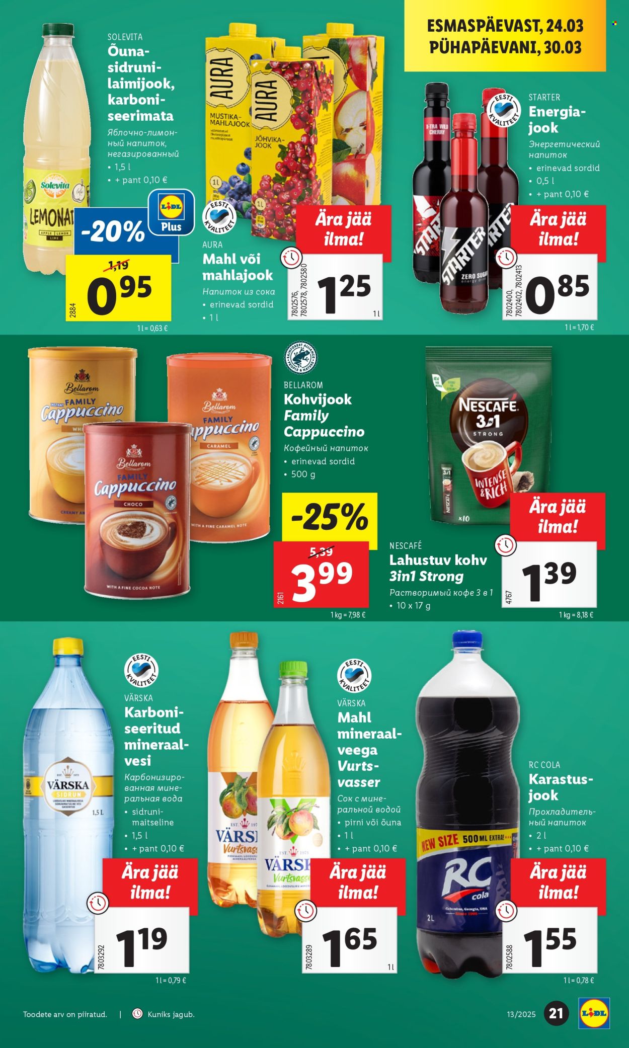 lidl - Lidl kliendileht - Kliendileht (24.03 - 30.03.2025) - page: 21