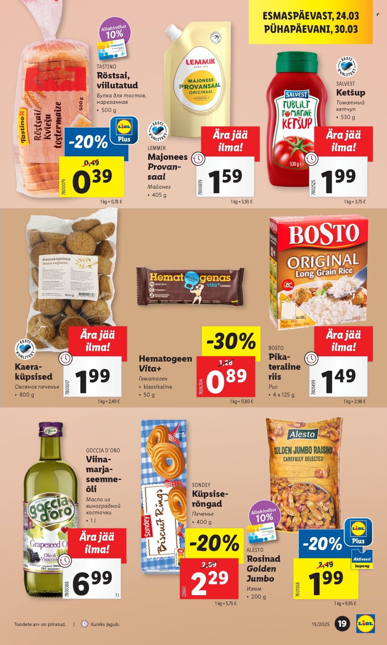 lidl - Lidl kliendileht - Kliendileht (24.03 - 30.03.2025) - page: 19