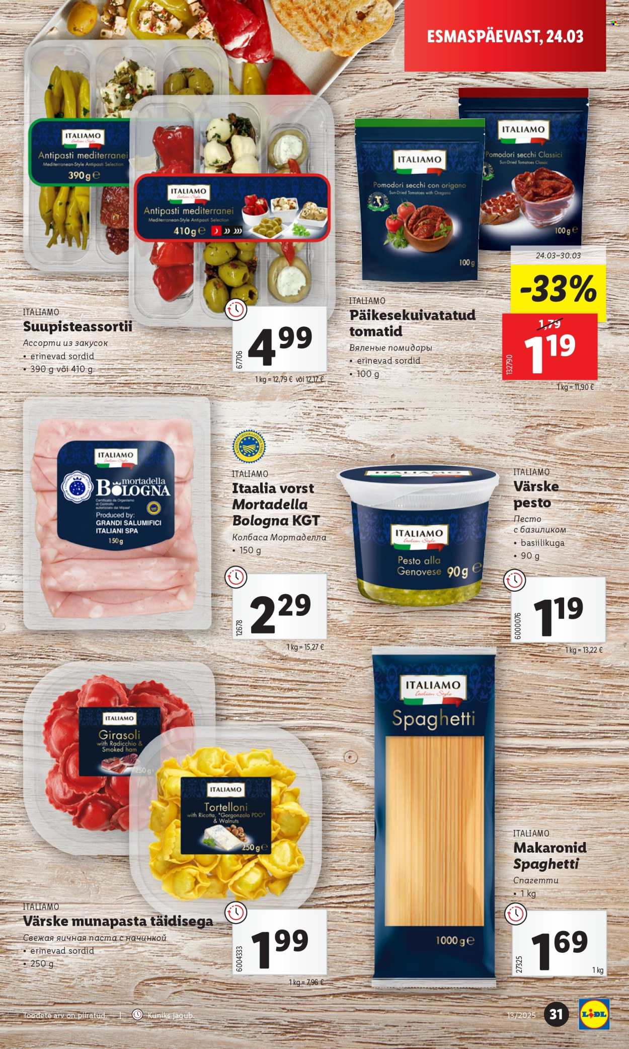 lidl - Lidl kliendileht - Kliendileht (24.03 - 30.03.2025) - page: 31