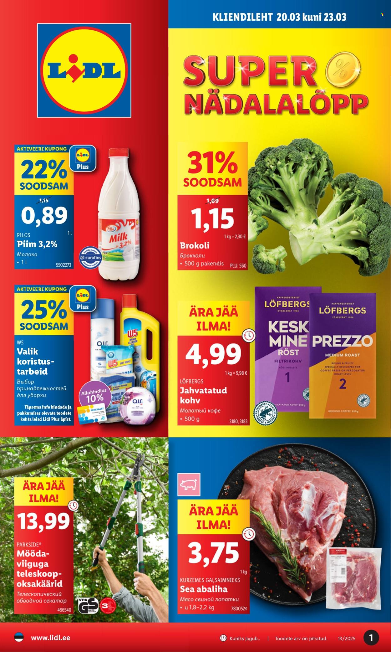 lidl - Lidl kliendileht - Nädalalõpu pakkumised (20.03 - 23.03.2025) - page: 1