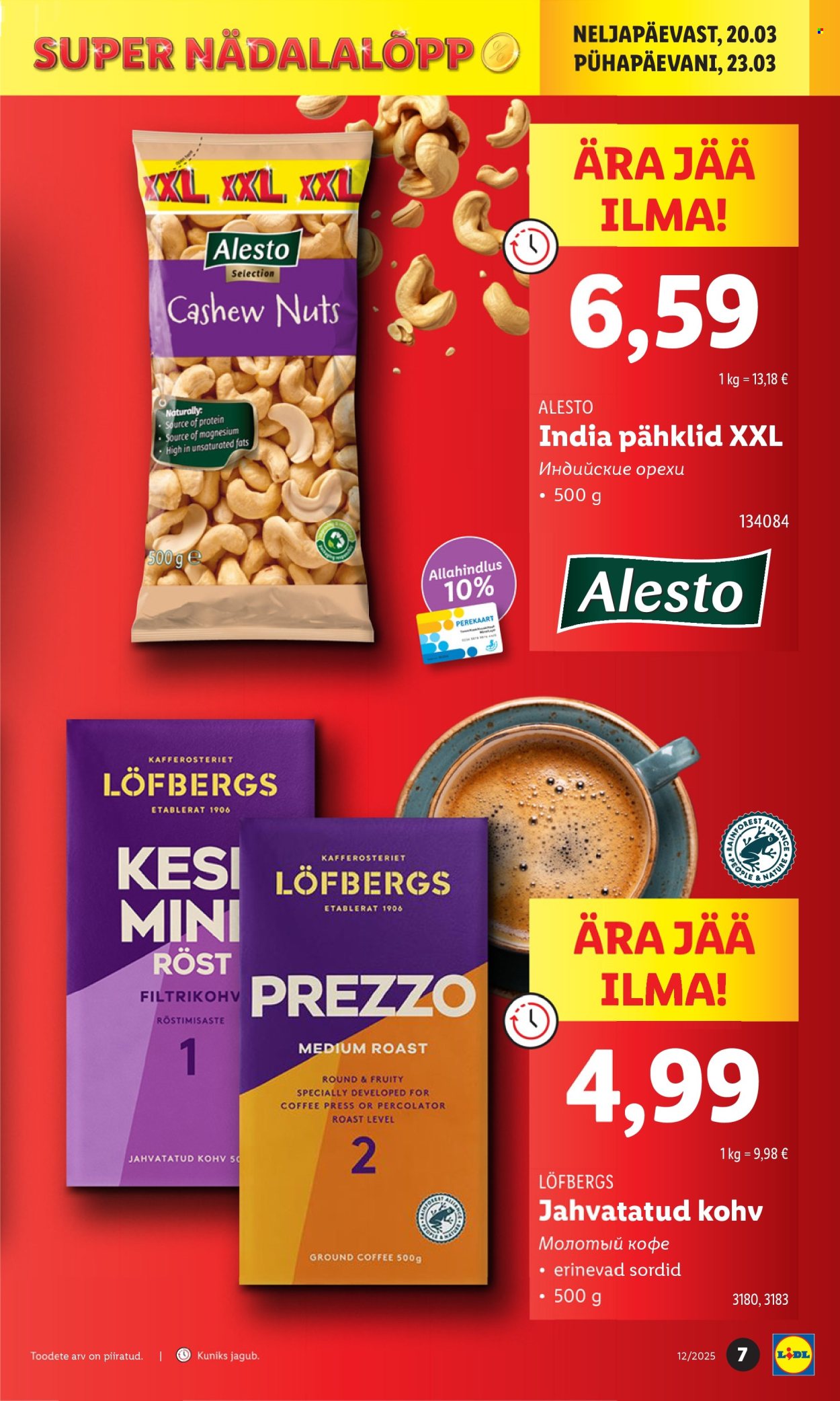 lidl - Lidl kliendileht - Nädalalõpu pakkumised (20.03 - 23.03.2025) - page: 7