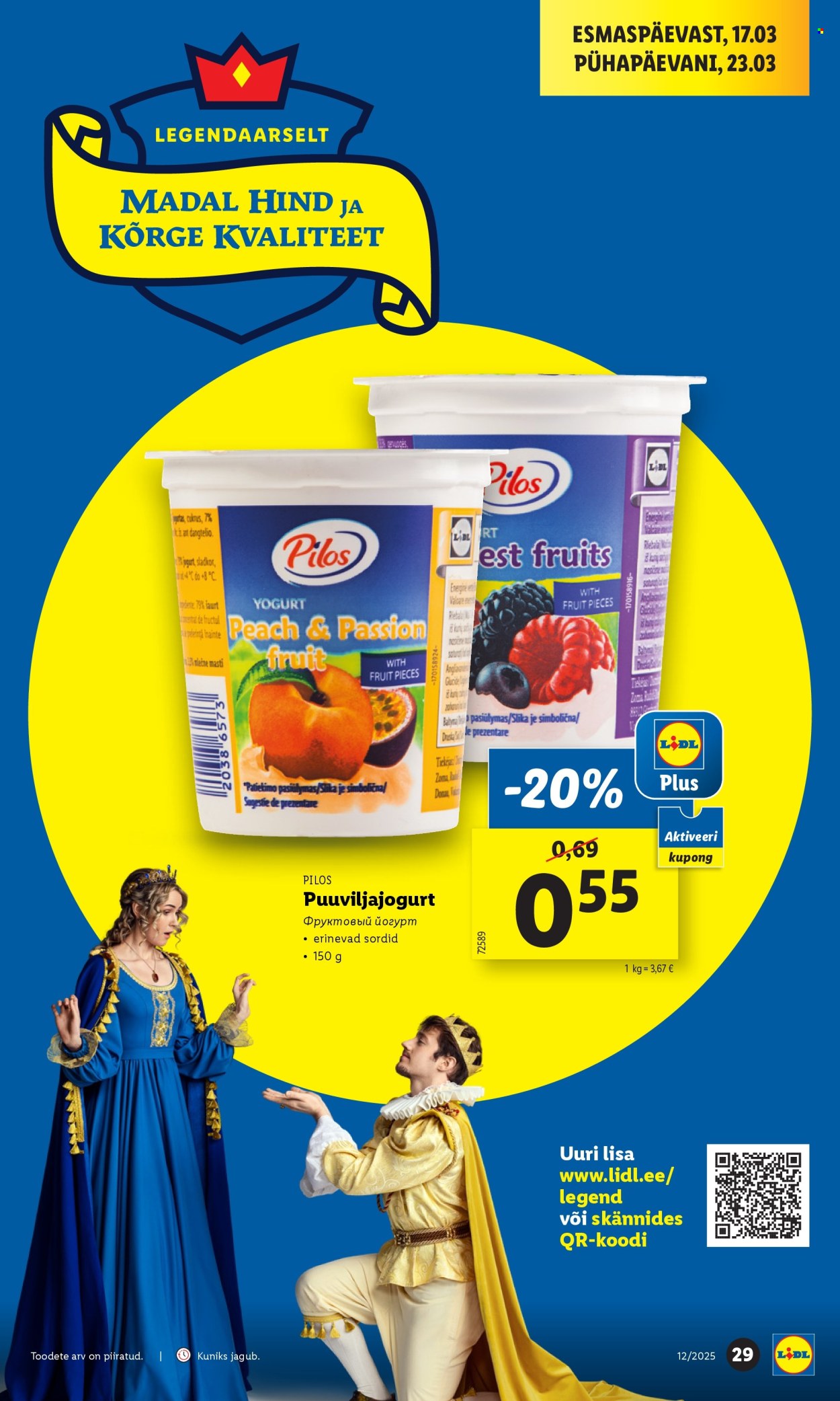 lidl - Lidl kliendileht - Nädalalõpu pakkumised (20.03 - 23.03.2025) - page: 29