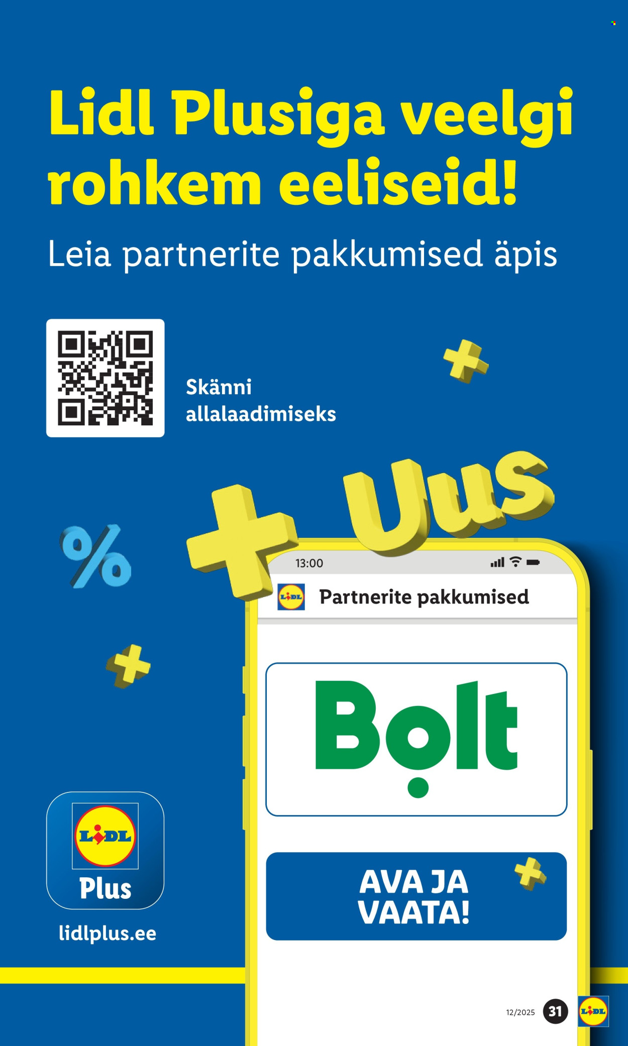 lidl - Lidl kliendileht - Nädalalõpu pakkumised (20.03 - 23.03.2025) - page: 31