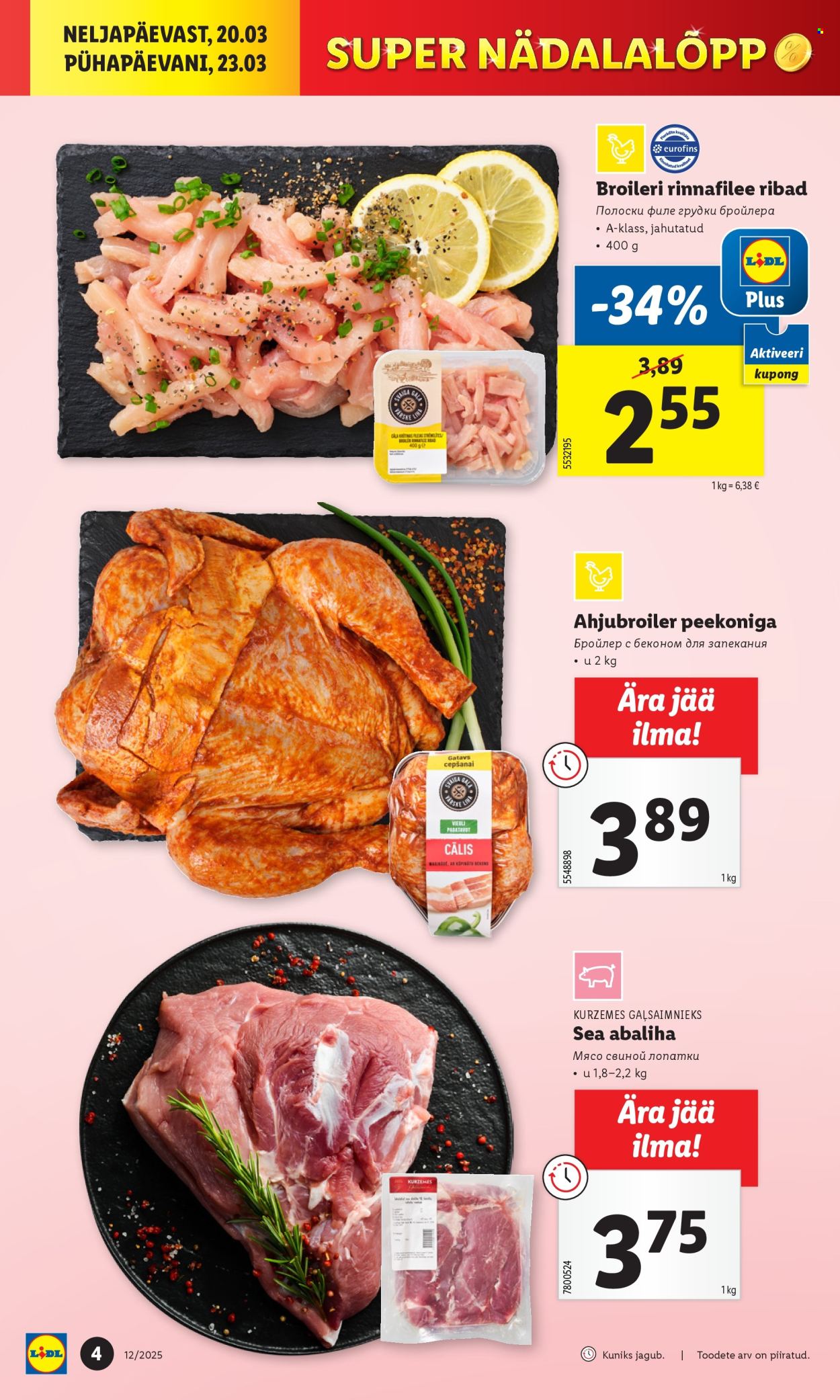 lidl - Lidl kliendileht - Nädalalõpu pakkumised (20.03 - 23.03.2025) - page: 4