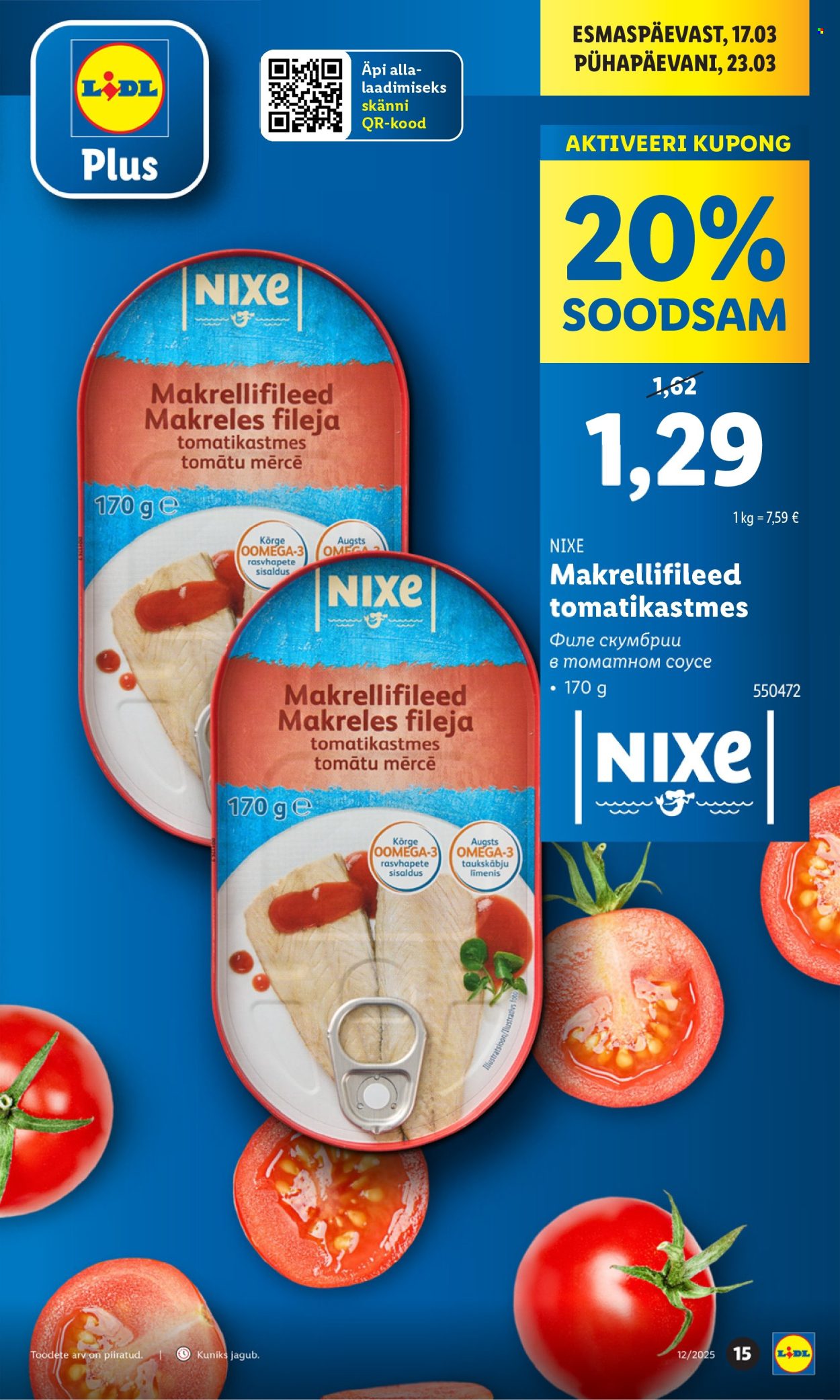 lidl - Lidl kliendileht - Nädalalõpu pakkumised (20.03 - 23.03.2025) - page: 15