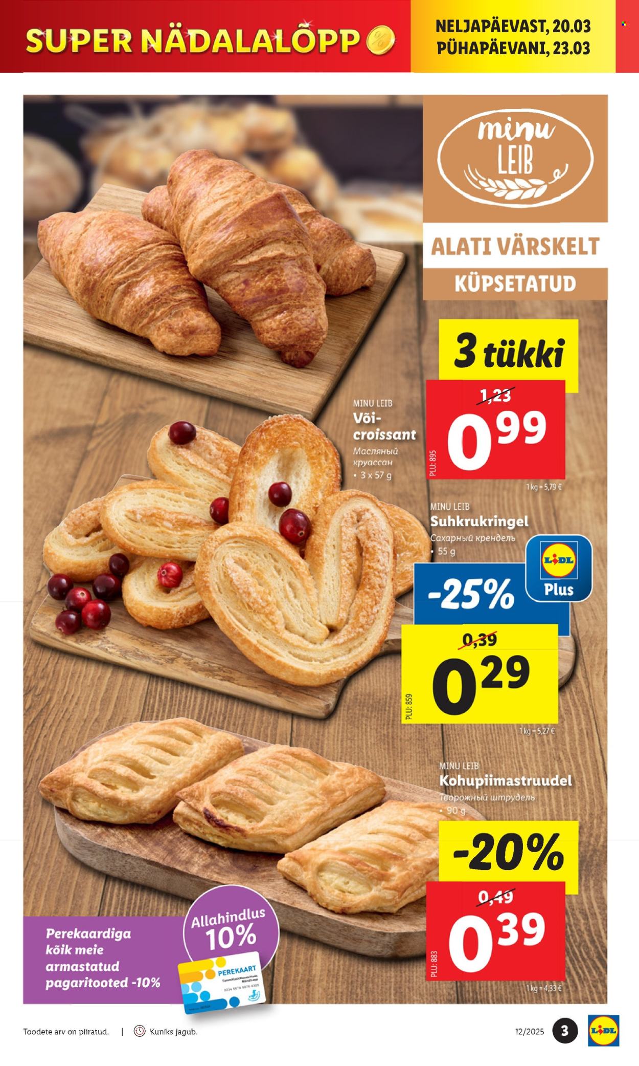 lidl - Lidl kliendileht - Nädalalõpu pakkumised (20.03 - 23.03.2025) - page: 3