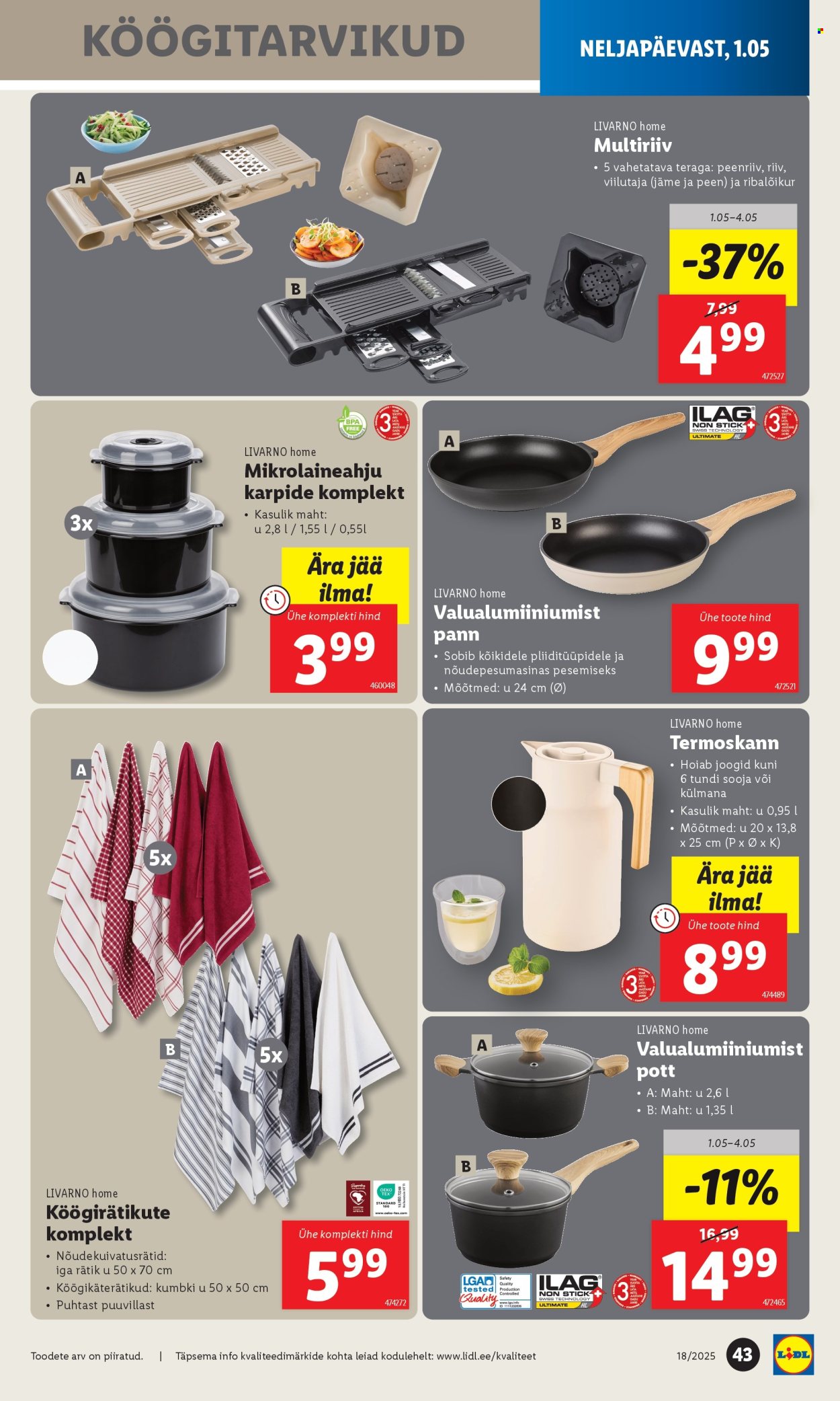 lidl - Lidl kliendileht - kliendileht (28.04 - 4.05.2025) - page: 43 lidl - Lidl kliendileht - kliendileht (28.04 - 4.05.2025) - page: 43