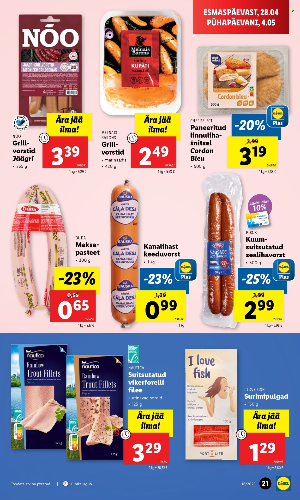 lidl - Lidl kliendileht - kliendileht (28.04 - 4.05.2025) - page: 21 lidl - Lidl kliendileht - kliendileht (28.04 - 4.05.2025) - page: 21