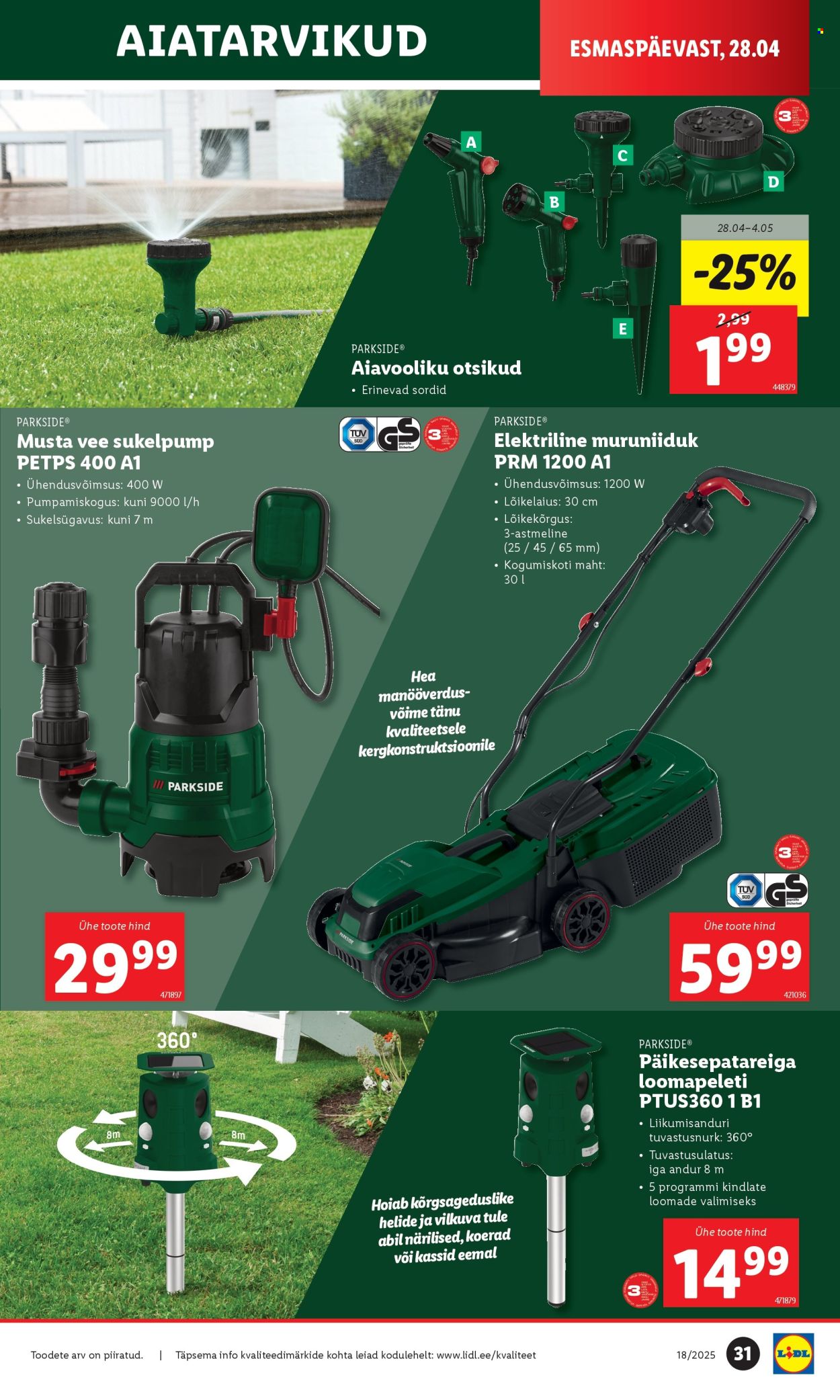 lidl - Lidl kliendileht - kliendileht (28.04 - 4.05.2025) - page: 31 lidl - Lidl kliendileht - kliendileht (28.04 - 4.05.2025) - page: 31