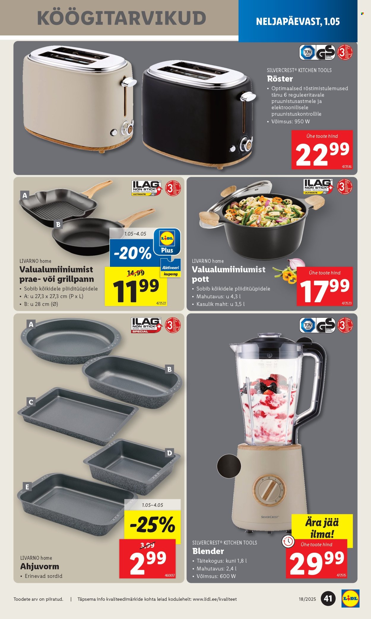 lidl - Lidl kliendileht - kliendileht (28.04 - 4.05.2025) - page: 41 lidl - Lidl kliendileht - kliendileht (28.04 - 4.05.2025) - page: 41