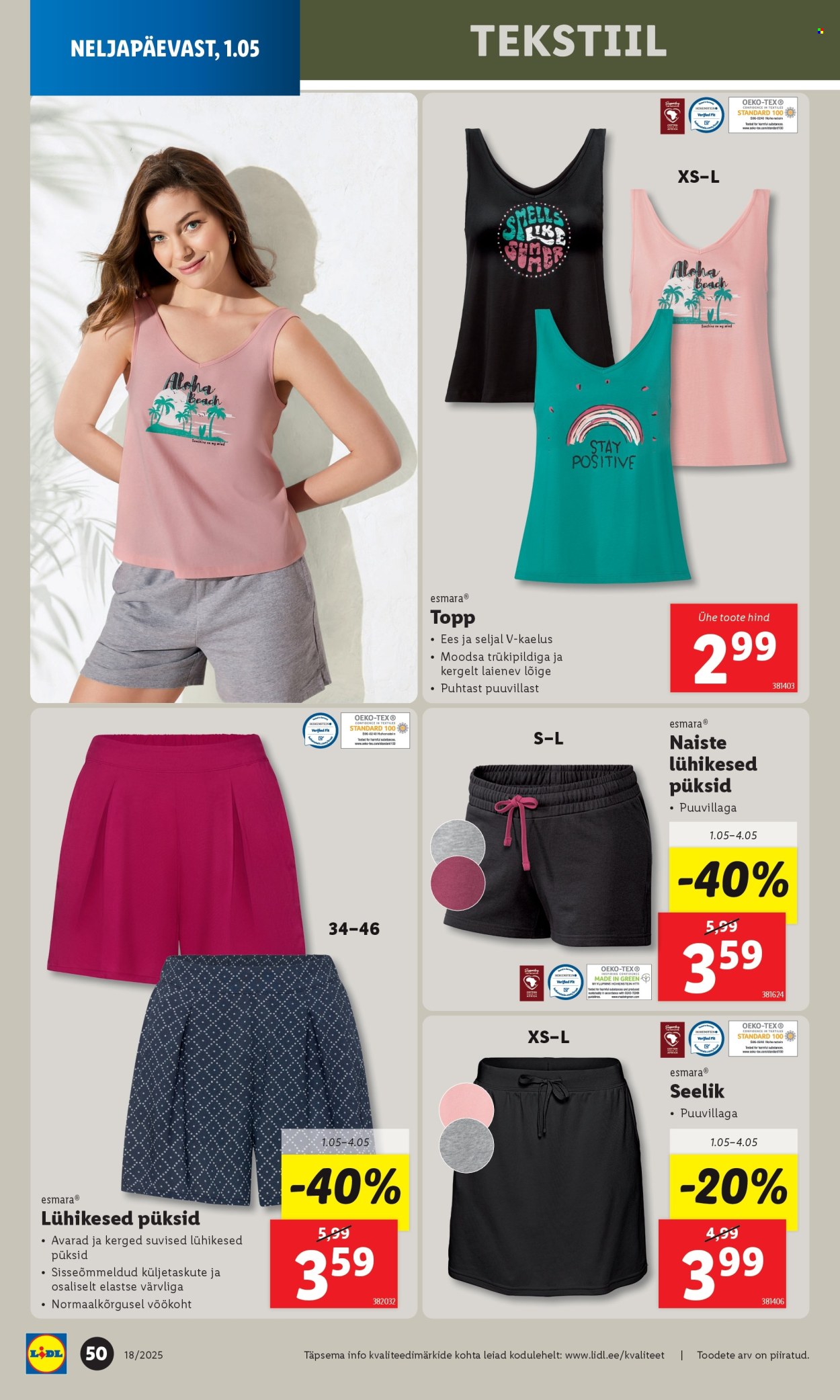 lidl - Lidl kliendileht (1.05 - 4.05.2025) - page: 50 lidl - Lidl kliendileht (1.05 - 4.05.2025) - page: 50