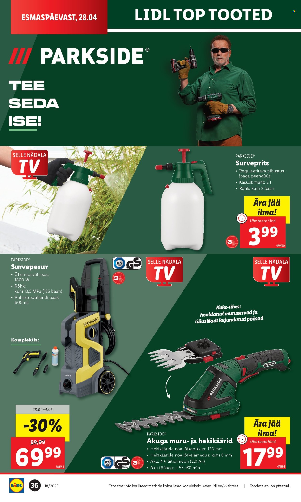 lidl - Lidl kliendileht (1.05 - 4.05.2025) - page: 36 lidl - Lidl kliendileht (1.05 - 4.05.2025) - page: 36