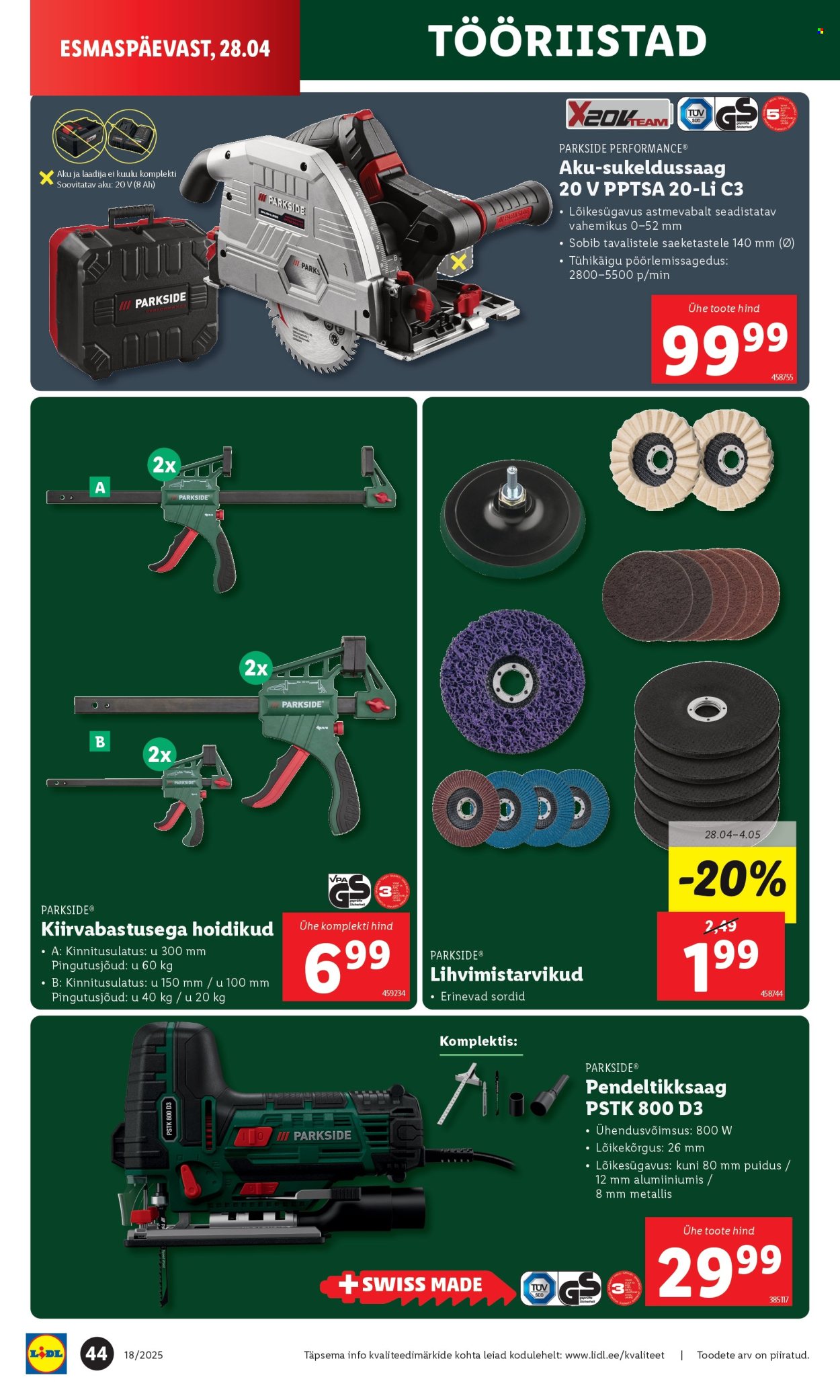 lidl - Lidl kliendileht (1.05 - 4.05.2025) - page: 44 lidl - Lidl kliendileht (1.05 - 4.05.2025) - page: 44