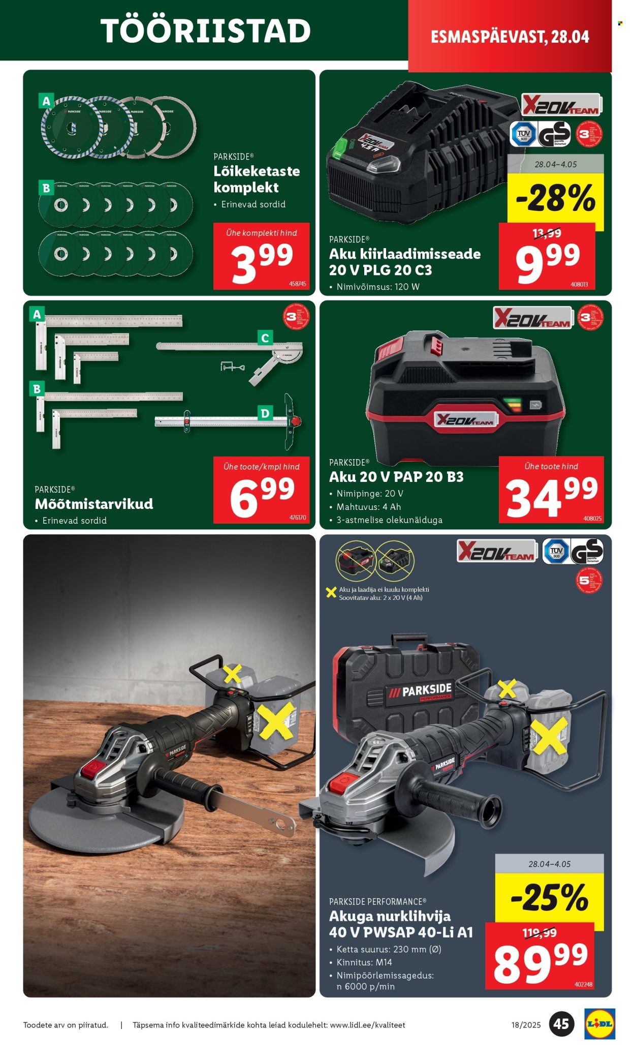 lidl - Lidl kliendileht (1.05 - 4.05.2025) - page: 45 lidl - Lidl kliendileht (1.05 - 4.05.2025) - page: 45