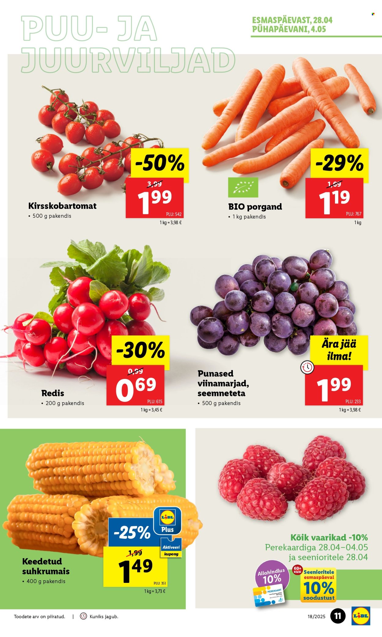 lidl - Lidl kliendileht (1.05 - 4.05.2025) - page: 11 lidl - Lidl kliendileht (1.05 - 4.05.2025) - page: 11