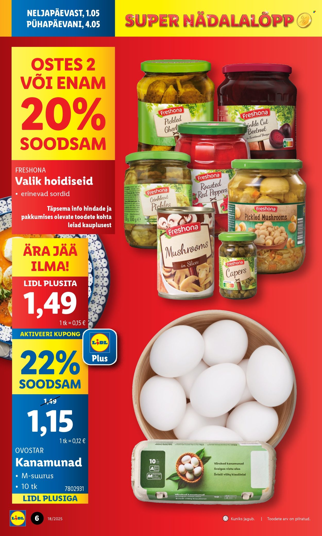 lidl - Lidl kliendileht (1.05 - 4.05.2025) - page: 6 lidl - Lidl kliendileht (1.05 - 4.05.2025) - page: 6