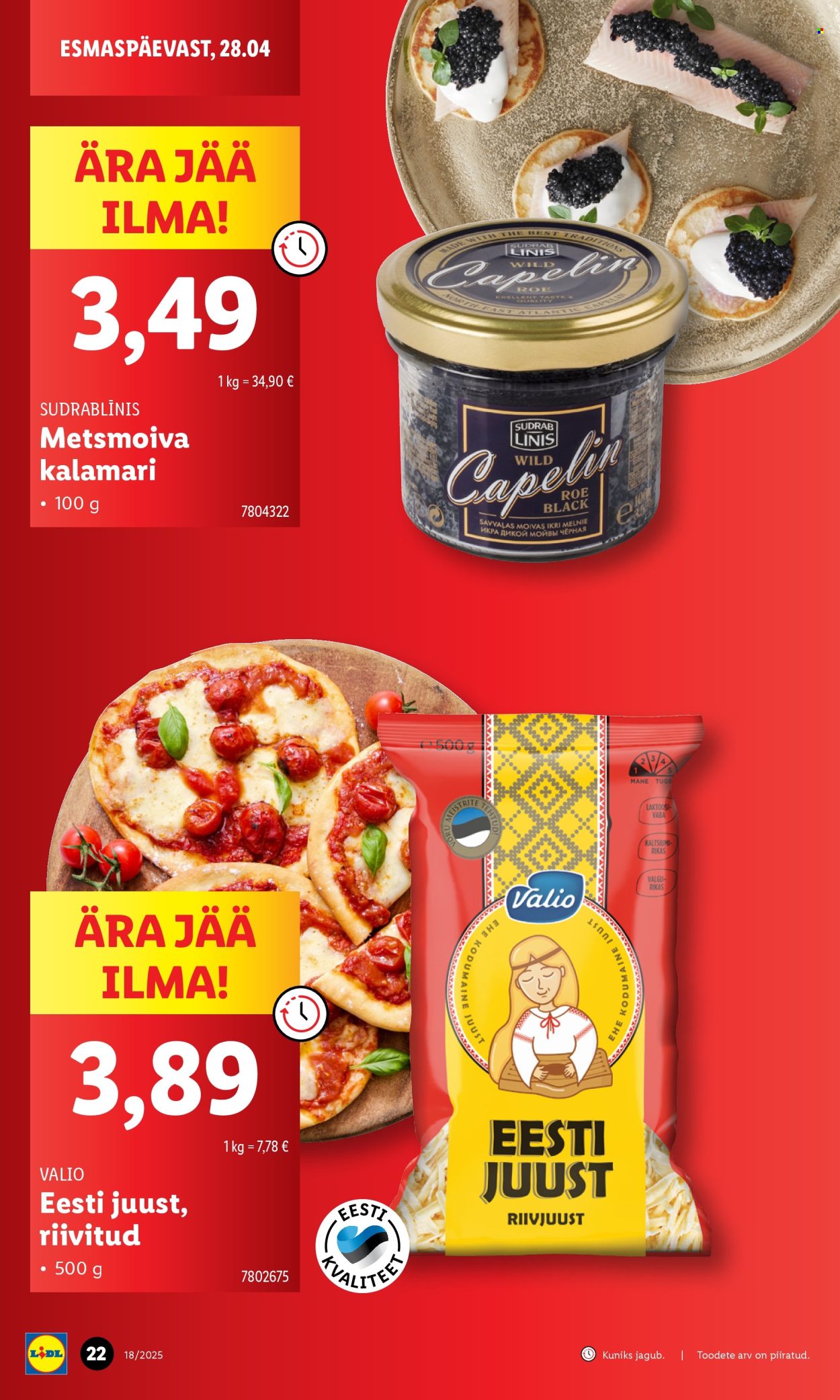 lidl - Lidl kliendileht (1.05 - 4.05.2025) - page: 22 lidl - Lidl kliendileht (1.05 - 4.05.2025) - page: 22