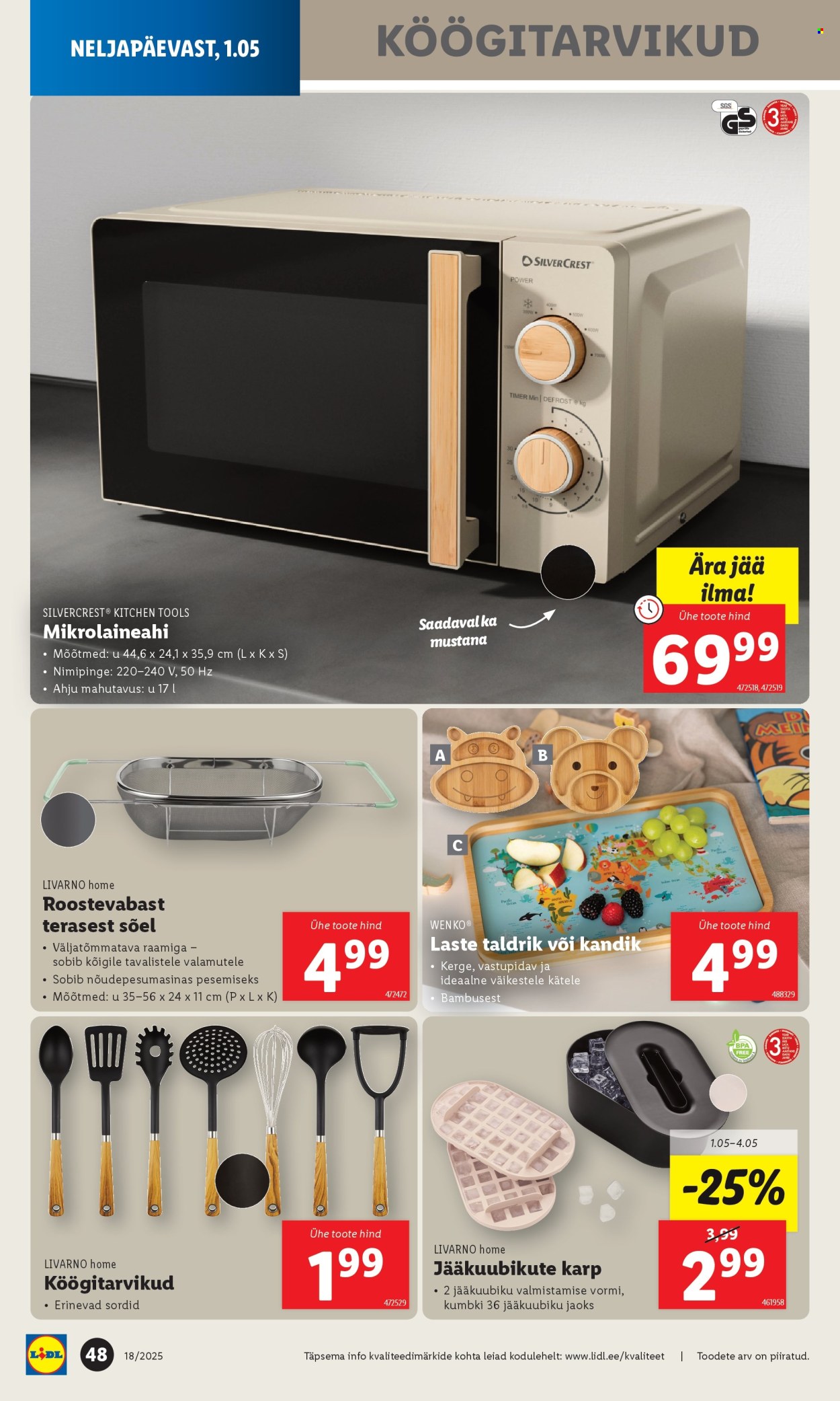 lidl - Lidl kliendileht (1.05 - 4.05.2025) - page: 48 lidl - Lidl kliendileht (1.05 - 4.05.2025) - page: 48