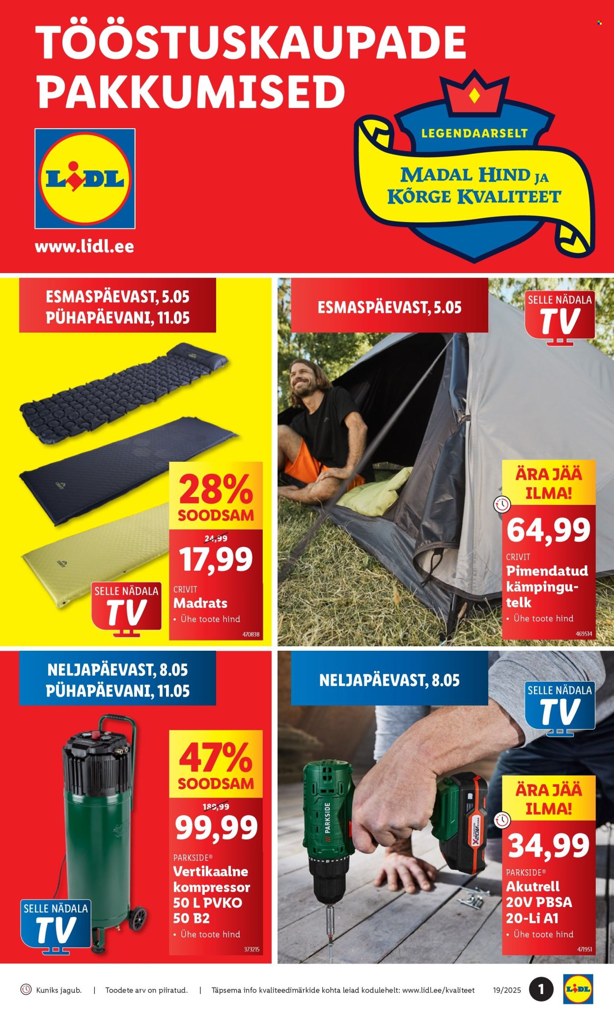 lidl - Lidl kliendileht - Tööstuskaupade pakkumised (5.05 - 11.05.2025)