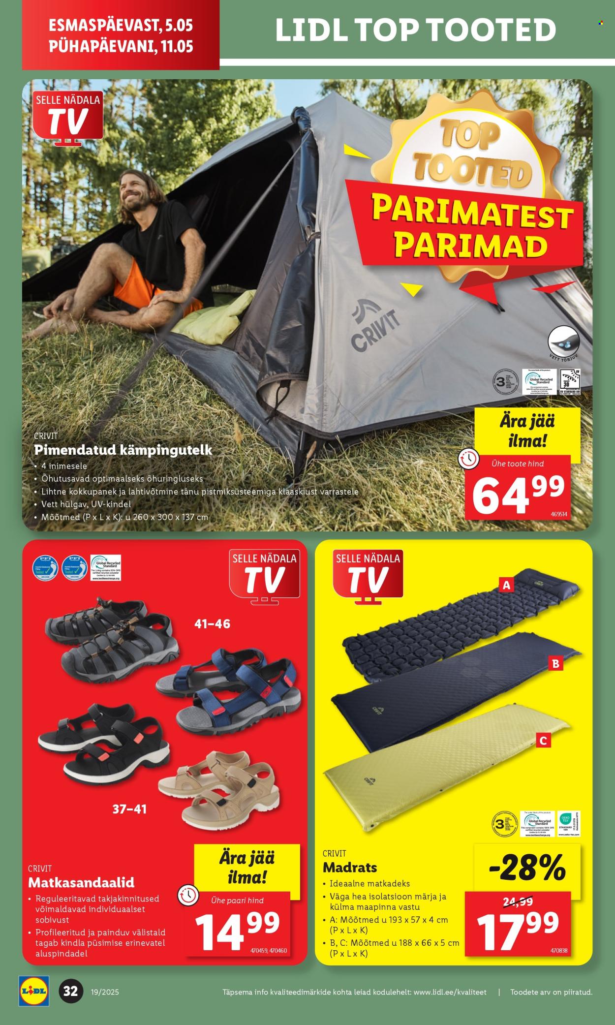 lidl - Lidl kliendileht - Kliendileht (5.05 - 11.05.2025) - page: 32 lidl - Lidl kliendileht - Kliendileht (5.05 - 11.05.2025) - page: 32
