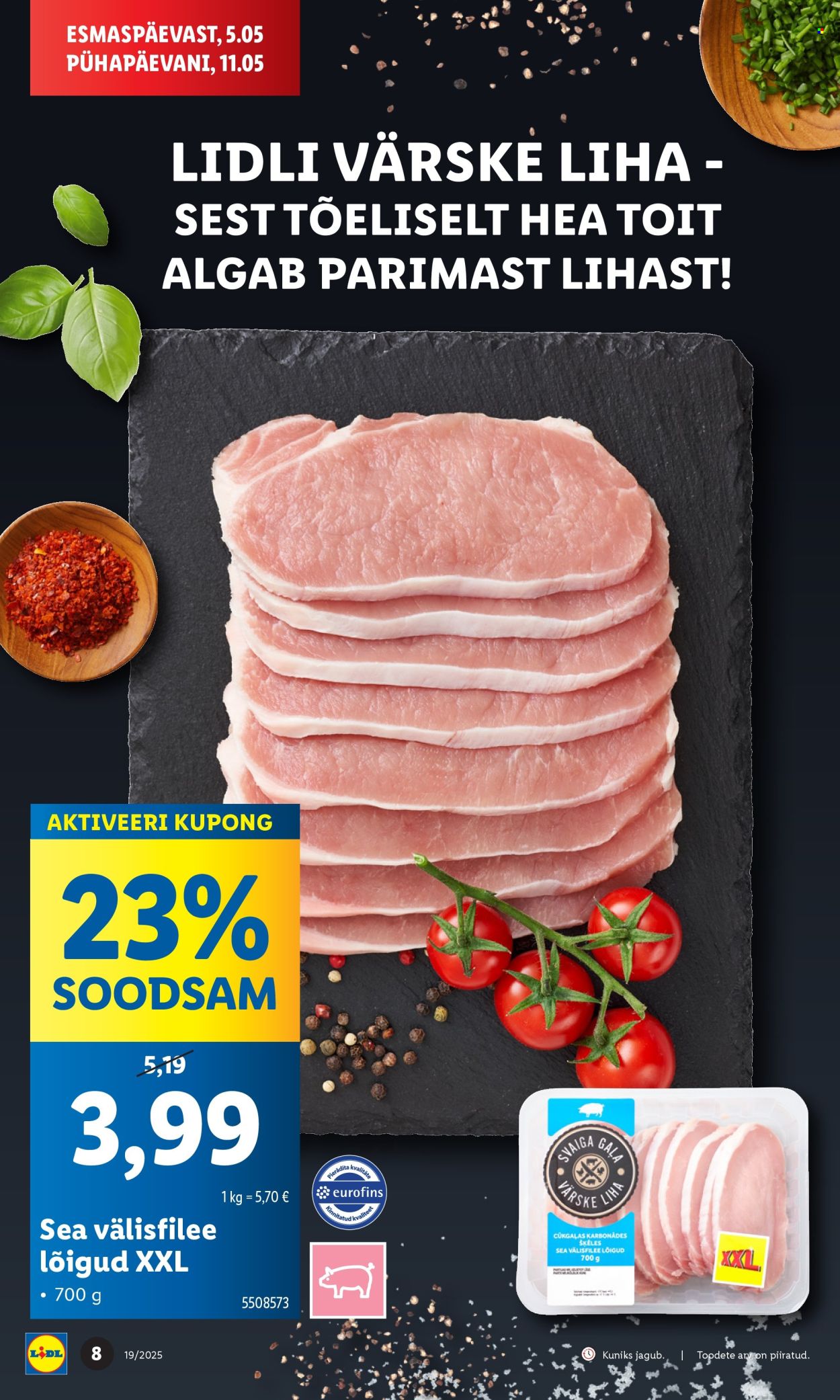 lidl - Lidl kliendileht - Kliendileht (5.05 - 11.05.2025) - page: 8 lidl - Lidl kliendileht - Kliendileht (5.05 - 11.05.2025) - page: 8