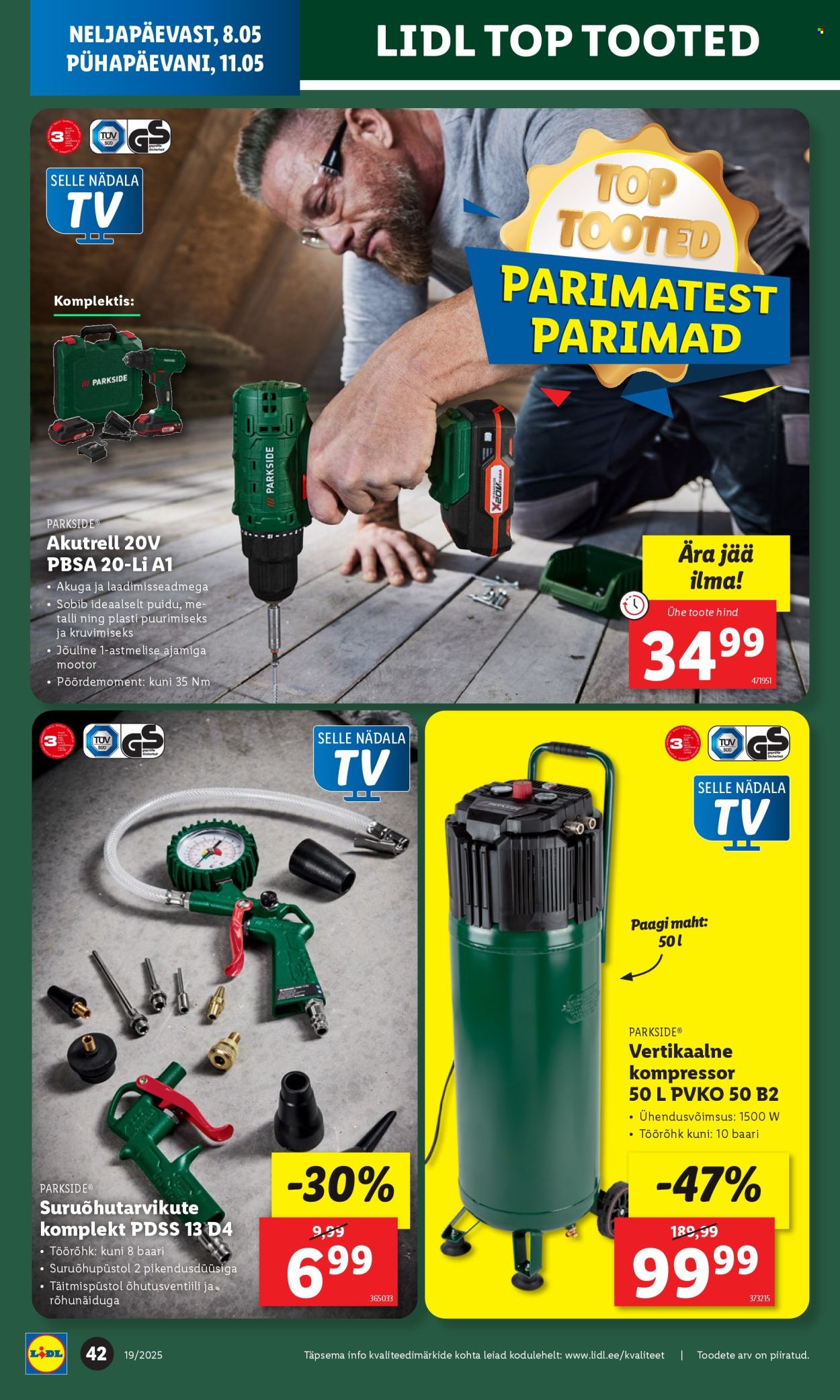 lidl - Lidl kliendileht - Kliendileht (5.05 - 11.05.2025) - page: 42 lidl - Lidl kliendileht - Kliendileht (5.05 - 11.05.2025) - page: 42