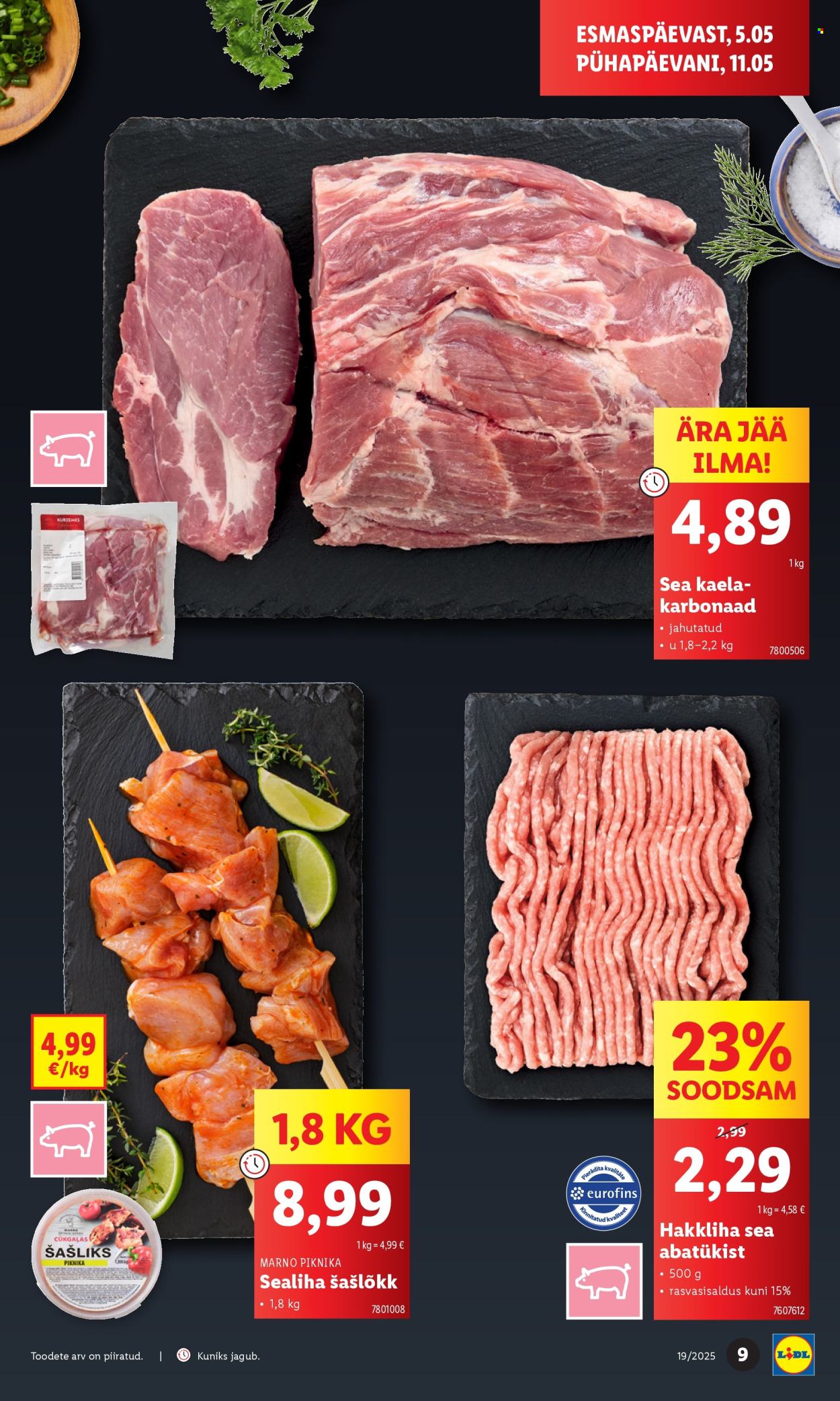 lidl - Lidl kliendileht - Kliendileht (5.05 - 11.05.2025) - page: 9 lidl - Lidl kliendileht - Kliendileht (5.05 - 11.05.2025) - page: 9
