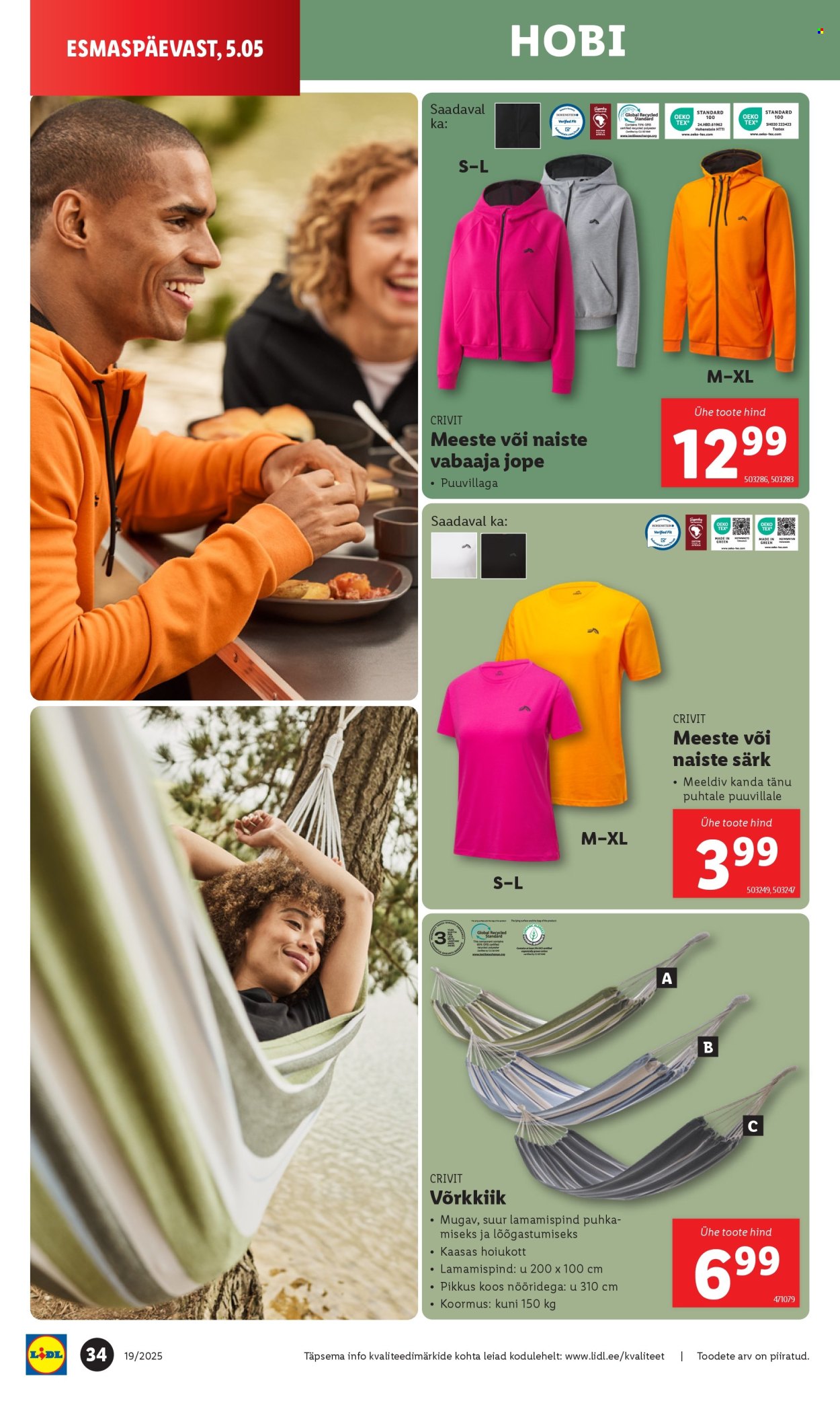 lidl - Lidl kliendileht - Kliendileht (5.05 - 11.05.2025) - page: 34 lidl - Lidl kliendileht - Kliendileht (5.05 - 11.05.2025) - page: 34
