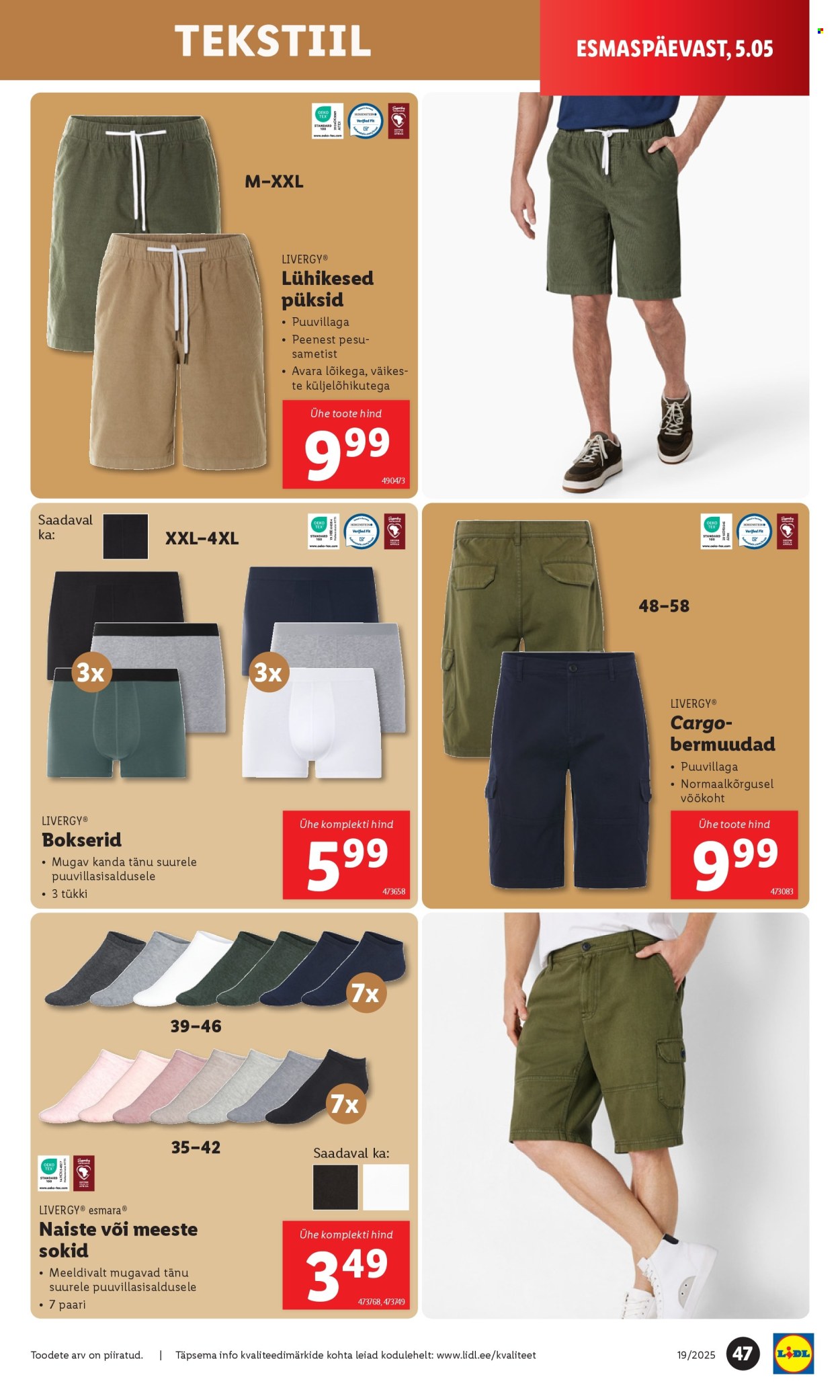 lidl - Lidl kliendileht - Nädalalõpu pakkumised (8.05 - 11.05.2025) - page: 47 lidl - Lidl kliendileht - Nädalalõpu pakkumised (8.05 - 11.05.2025) - page: 47