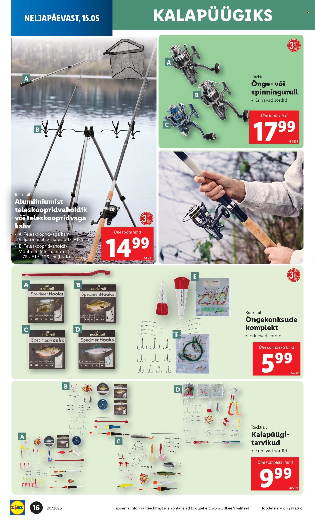 lidl - Lidl kliendileht - Tööstuskaupade pakkumised (12.05 - 18.05.2025) - page: 16