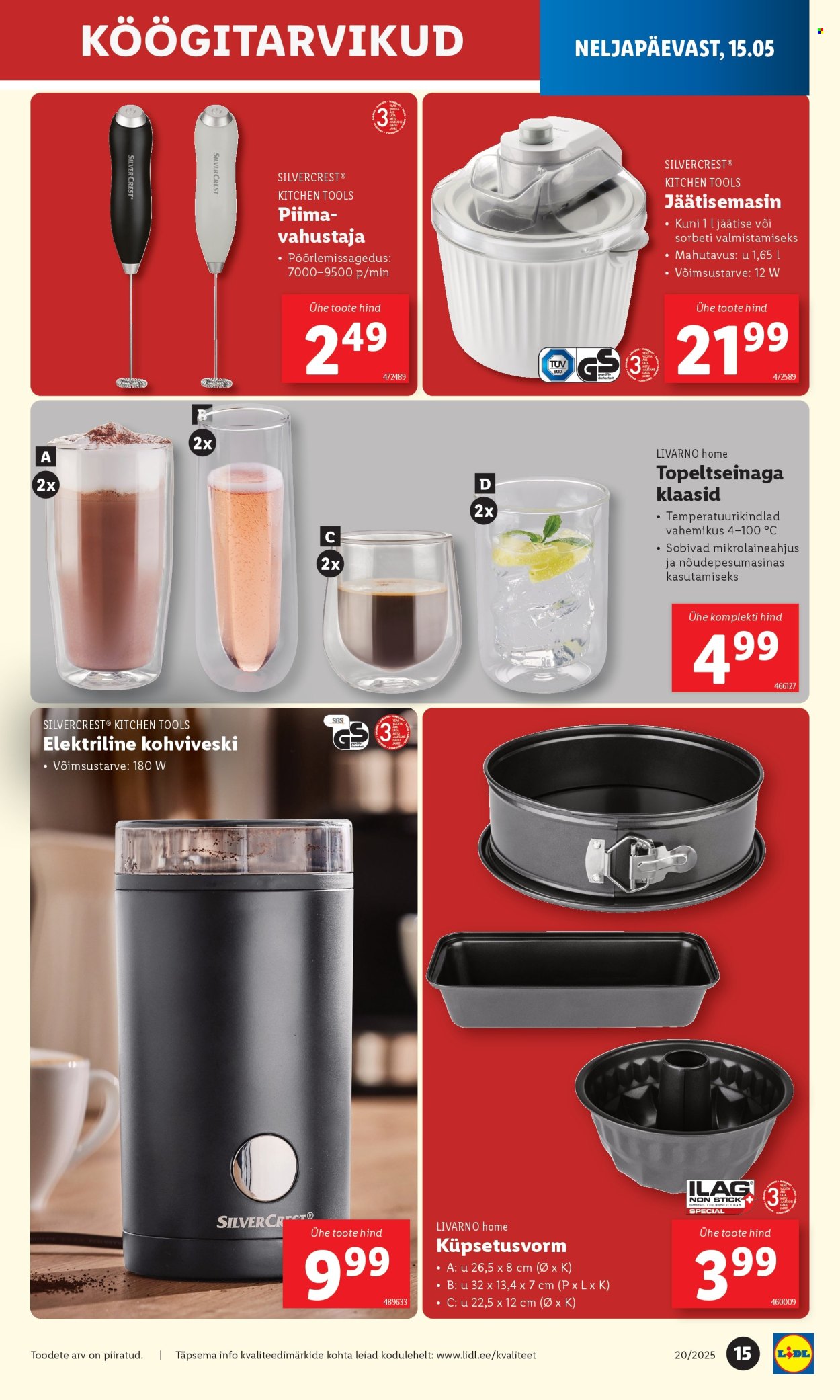 lidl - Lidl kliendileht - Tööstuskaupade pakkumised (12.05 - 18.05.2025) - page: 15