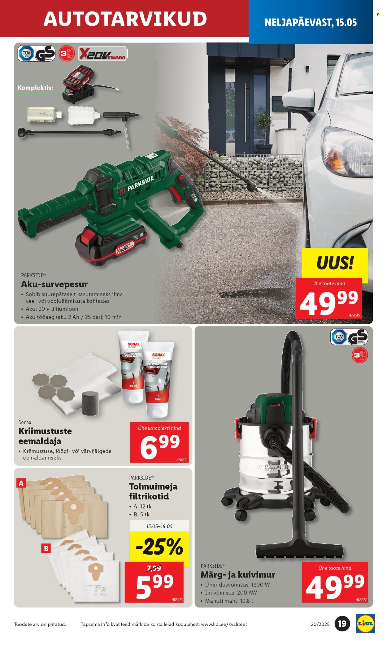 lidl - Lidl kliendileht - Tööstuskaupade pakkumised (12.05 - 18.05.2025) - page: 19