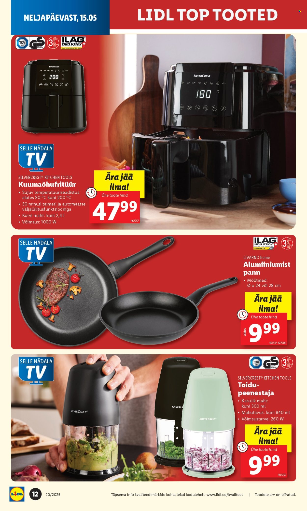 lidl - Lidl kliendileht - Tööstuskaupade pakkumised (12.05 - 18.05.2025) - page: 12