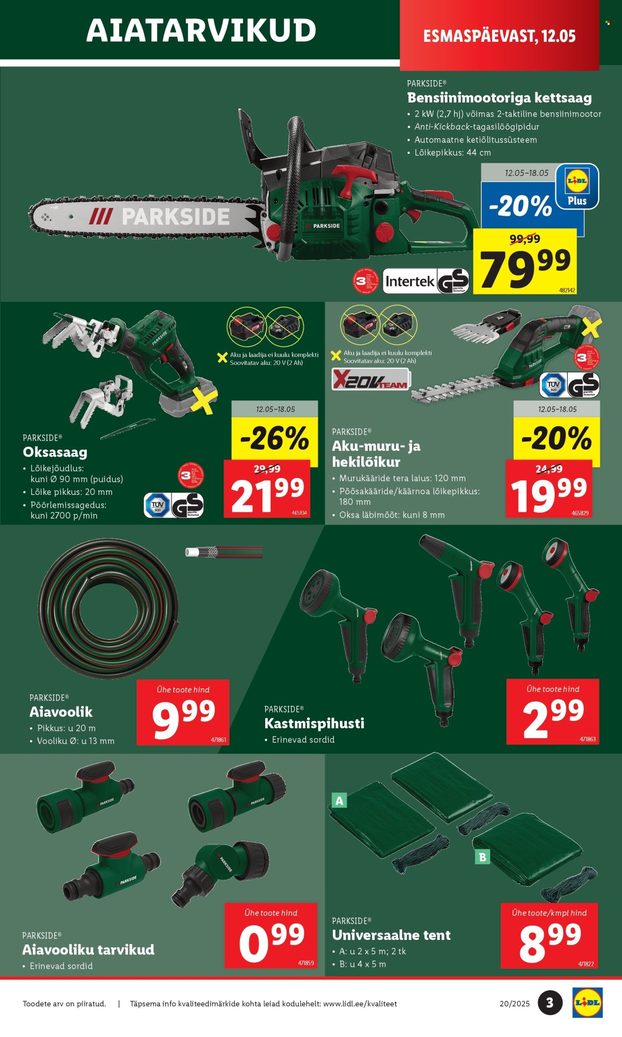 lidl - Lidl kliendileht - Tööstuskaupade pakkumised (12.05 - 18.05.2025) - page: 3