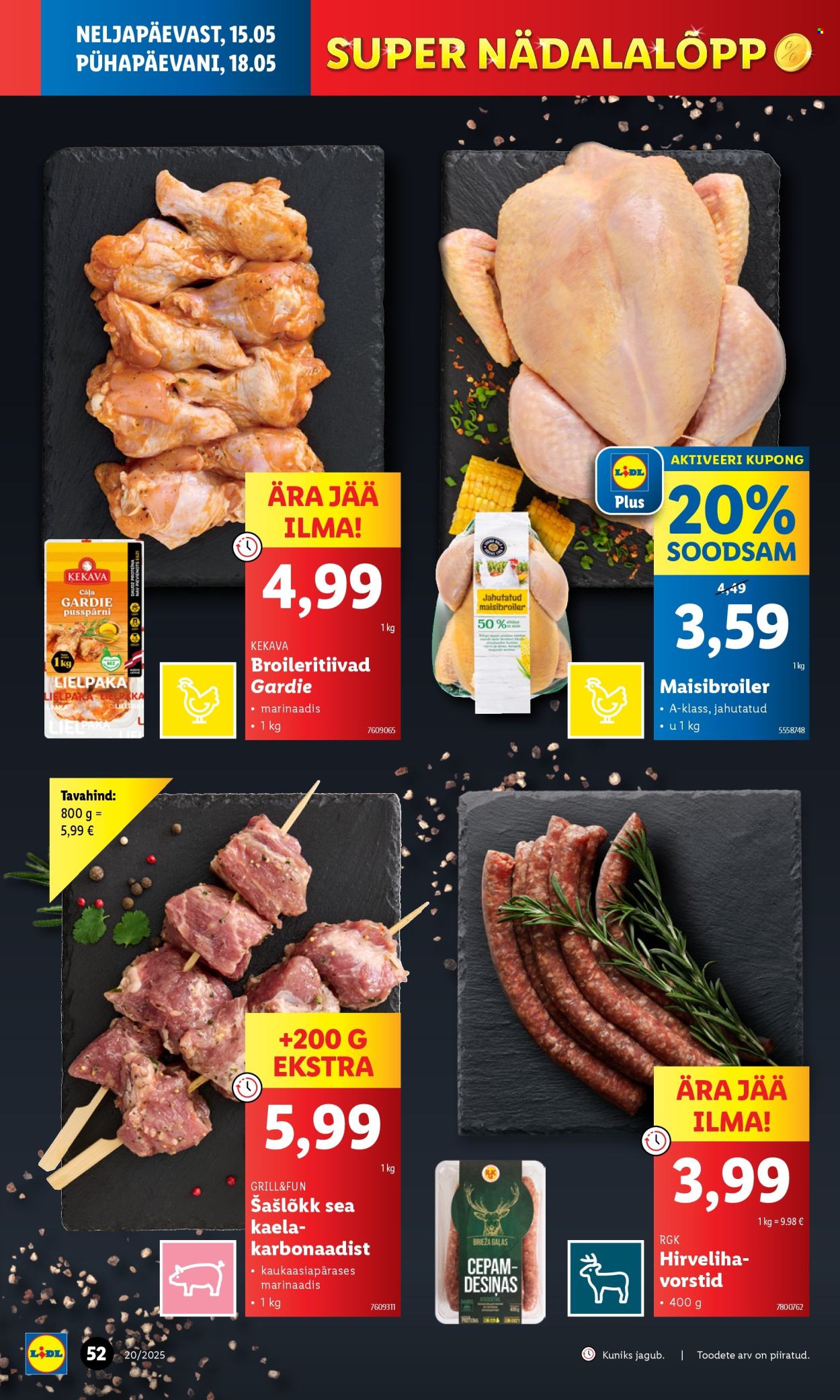 lidl - Lidl kliendileht - kliendileht (12.05 - 18.05.2025) - page: 52 lidl - Lidl kliendileht - kliendileht (12.05 - 18.05.2025) - page: 52