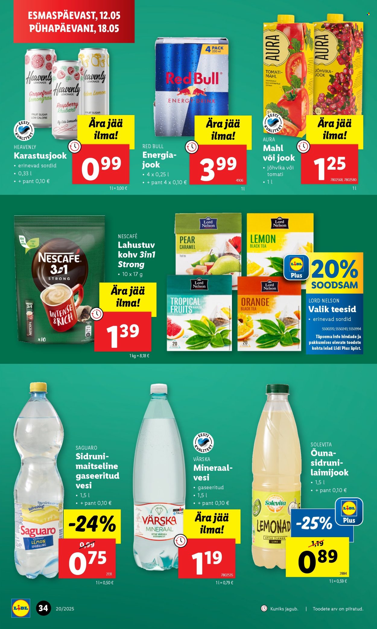 lidl - Lidl kliendileht - Nädalalõpu pakkumised (15.05 - 18.05.2025) - page: 34 lidl - Lidl kliendileht - Nädalalõpu pakkumised (15.05 - 18.05.2025) - page: 34