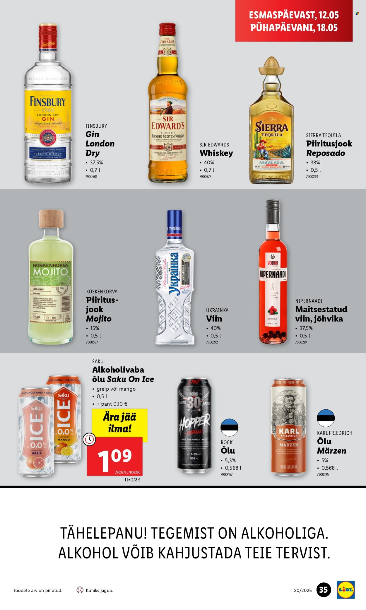 lidl - Lidl kliendileht - Nädalalõpu pakkumised (15.05 - 18.05.2025) - page: 35 lidl - Lidl kliendileht - Nädalalõpu pakkumised (15.05 - 18.05.2025) - page: 35