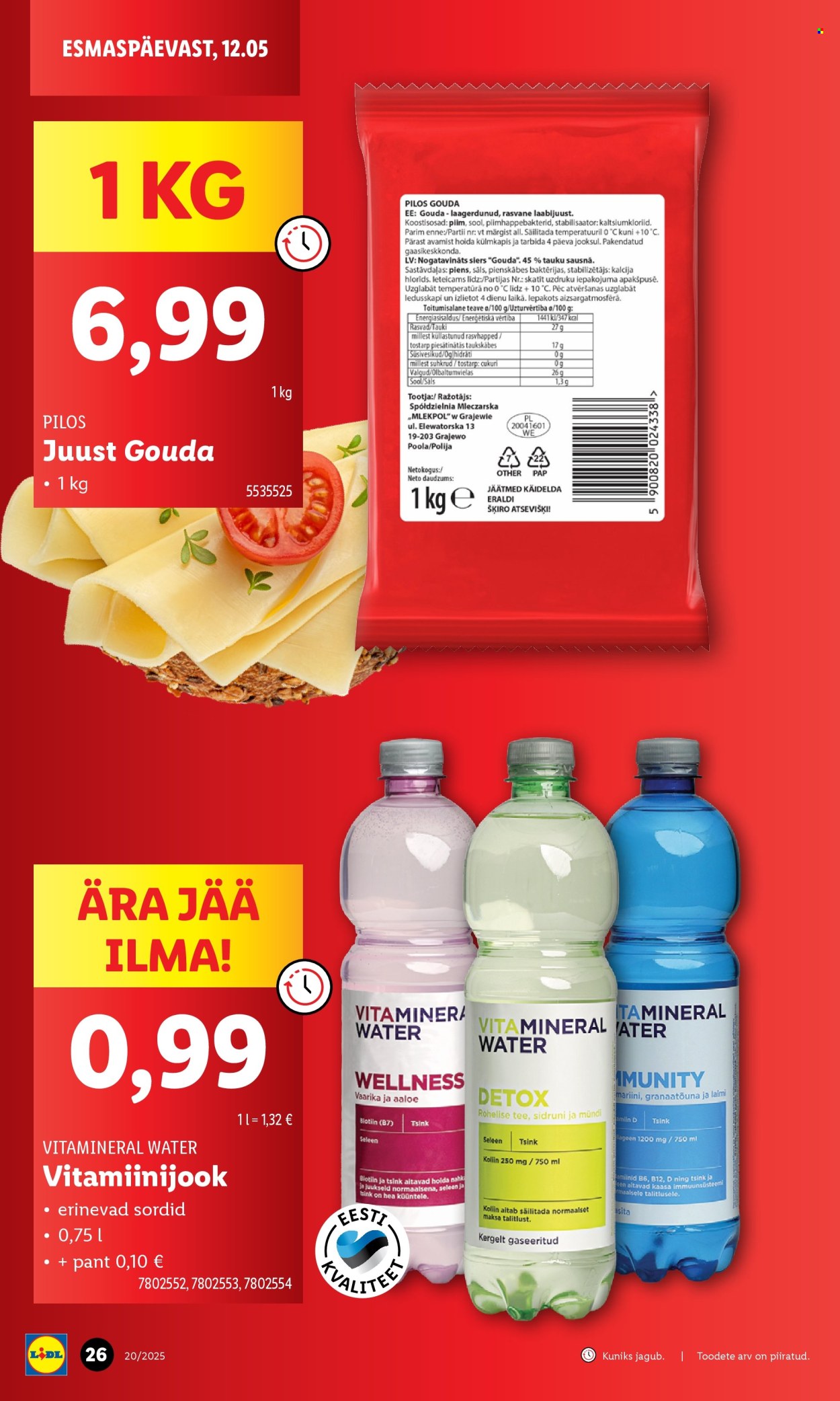 lidl - Lidl kliendileht - Nädalalõpu pakkumised (15.05 - 18.05.2025) - page: 26 lidl - Lidl kliendileht - Nädalalõpu pakkumised (15.05 - 18.05.2025) - page: 26