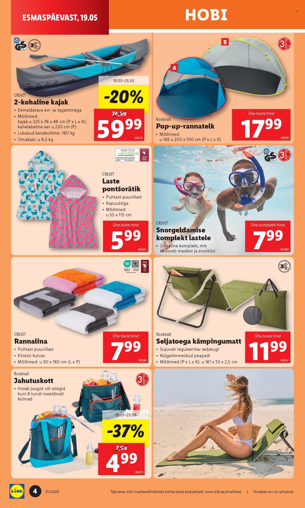 lidl - Lidl kliendileht - Tööstuskaupade pakkumised (19.05 - 25.05.2025) - page: 4