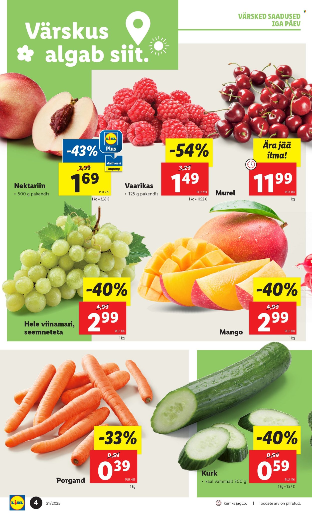 lidl - Lidl kliendileht - Kliendileht (19.05 - 25.05.2025) - page: 4 lidl - Lidl kliendileht - Kliendileht (19.05 - 25.05.2025) - page: 4