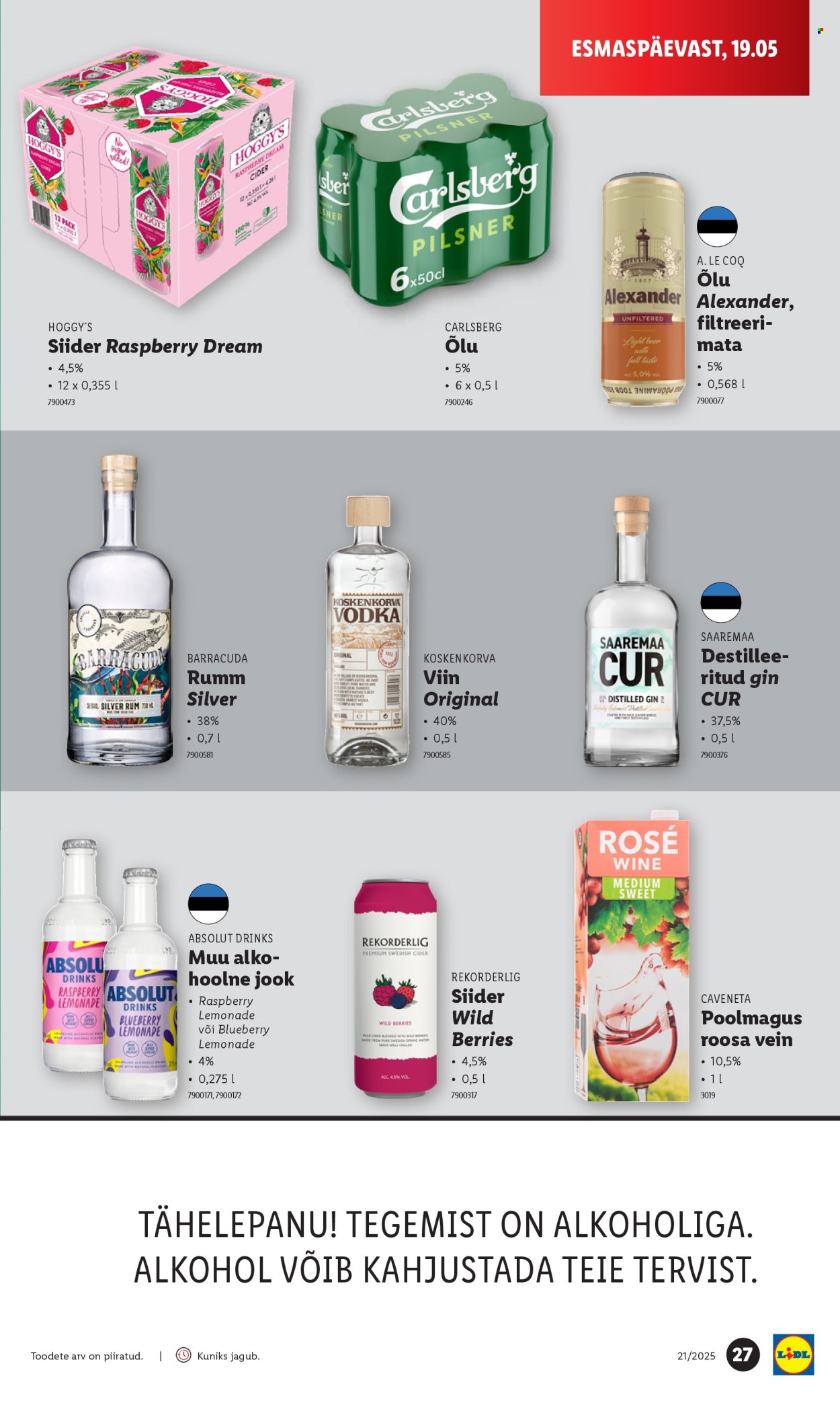 lidl - Lidl kliendileht - Kliendileht (19.05 - 25.05.2025) - page: 27 lidl - Lidl kliendileht - Kliendileht (19.05 - 25.05.2025) - page: 27