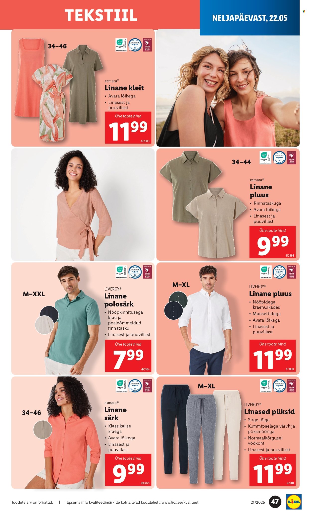 lidl - Lidl kliendileht - Kliendileht (19.05 - 25.05.2025) - page: 47 lidl - Lidl kliendileht - Kliendileht (19.05 - 25.05.2025) - page: 47