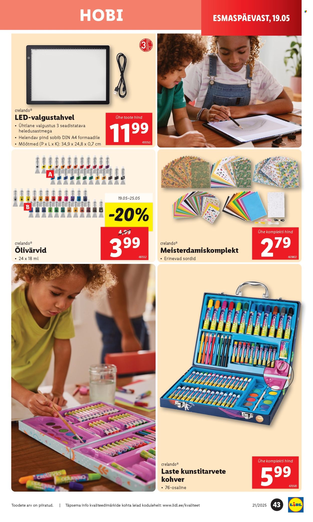 lidl - Lidl kliendileht - Kliendileht (19.05 - 25.05.2025) - page: 43 lidl - Lidl kliendileht - Kliendileht (19.05 - 25.05.2025) - page: 43