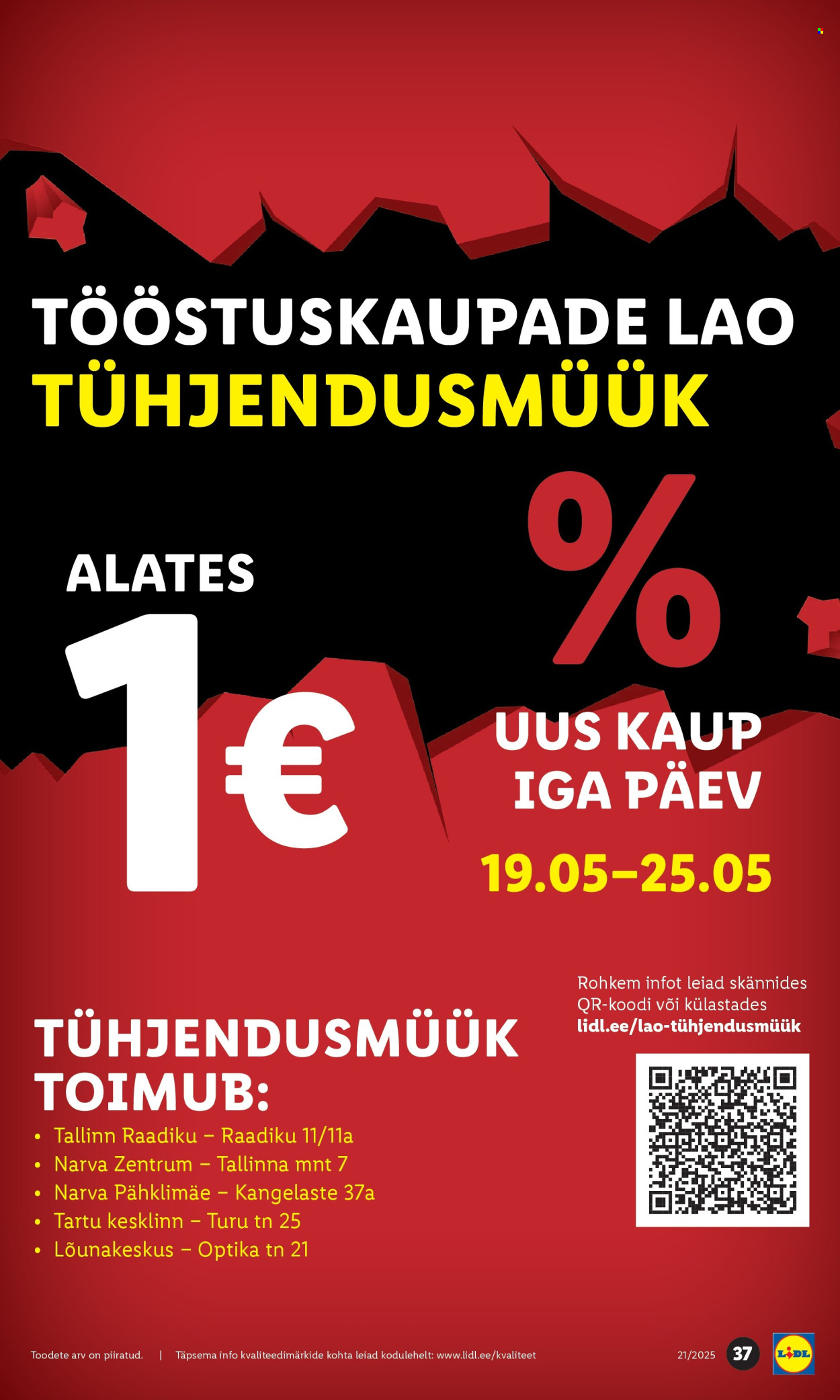 lidl - Lidl kliendileht - Kliendileht (19.05 - 25.05.2025) - page: 37 lidl - Lidl kliendileht - Kliendileht (19.05 - 25.05.2025) - page: 37
